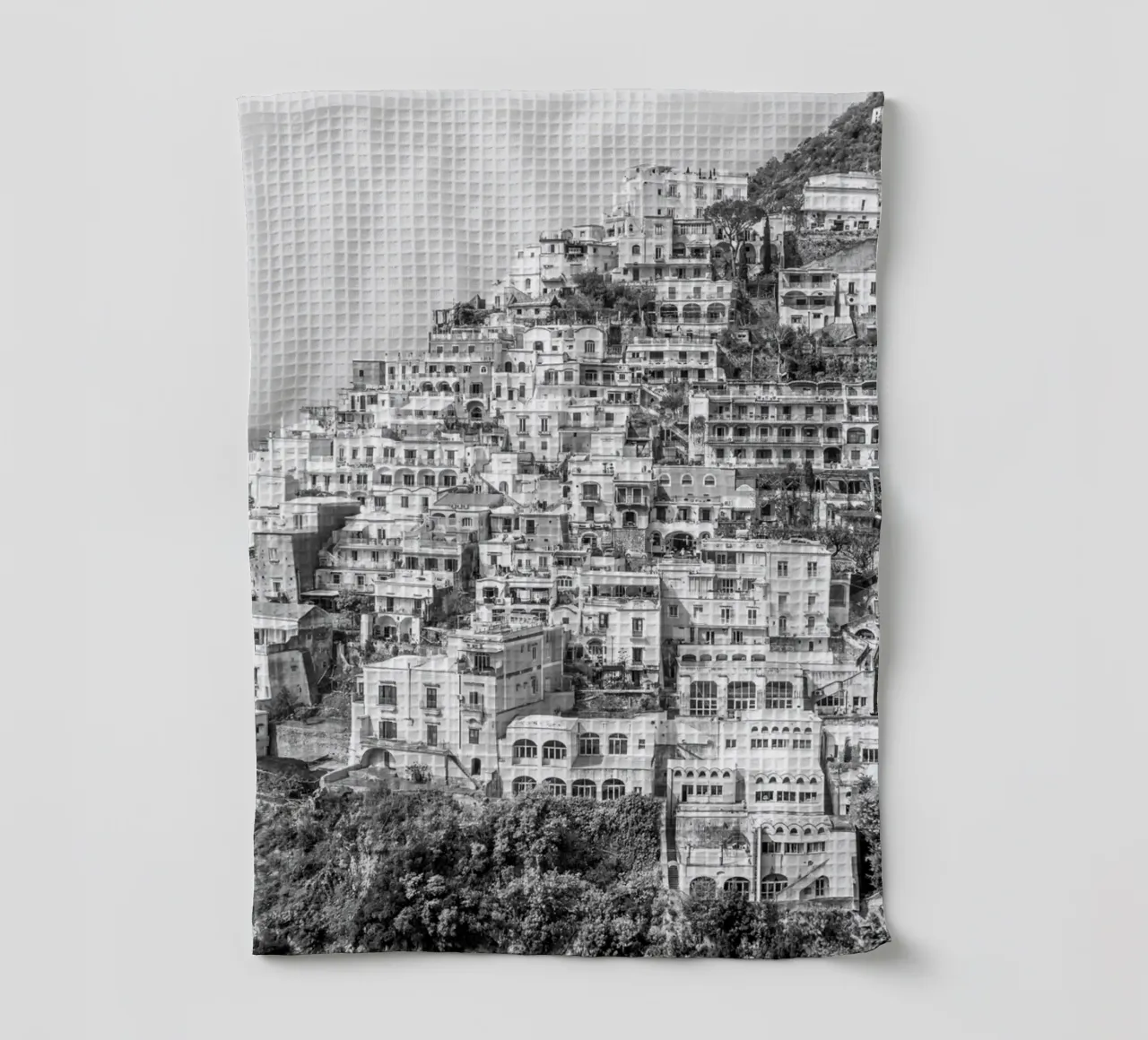 View on Positano canovaccio da cucina da photolovers