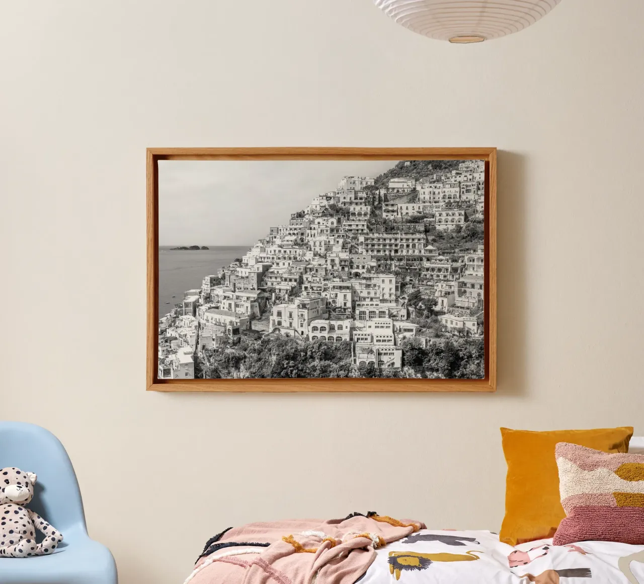 View on Positano canvas van photolovers