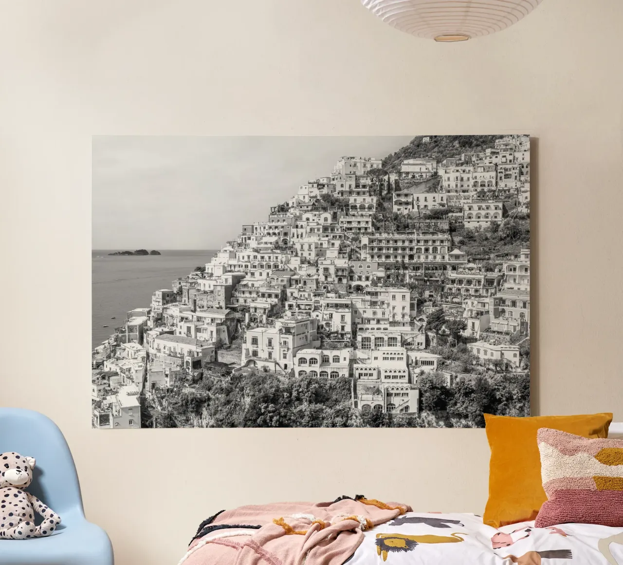 View on Positano canvas van photolovers