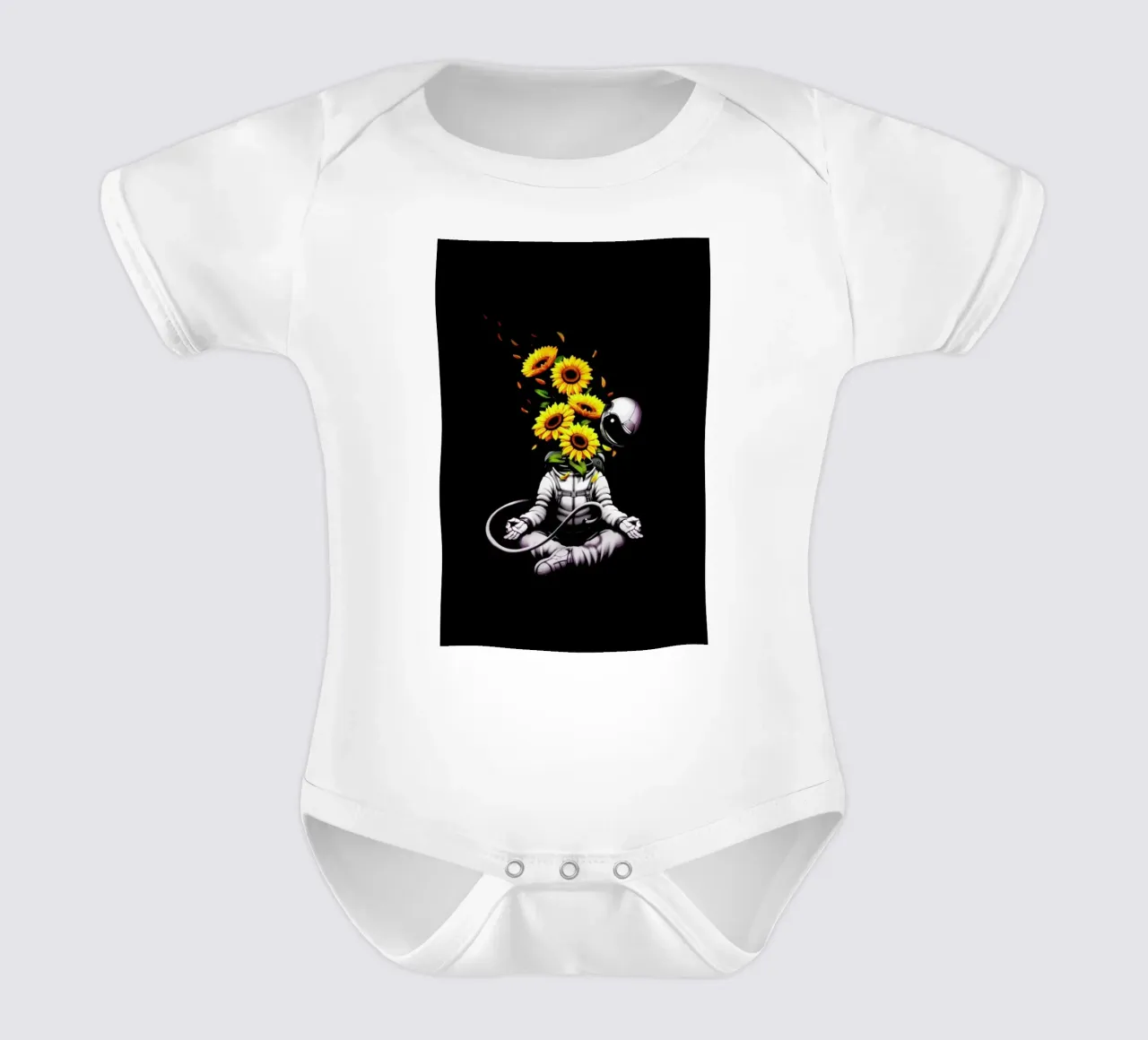 Meditation Astronaut Spring body neonato maniche corte da Tobe Fonseca