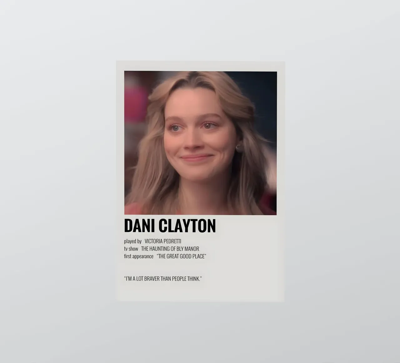 DANI CLAYTON autocollant de MVFminimalist