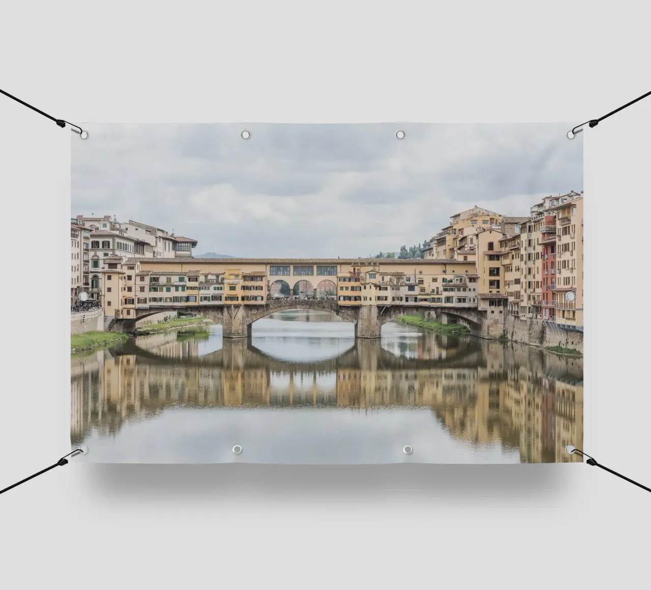 Ponte Vecchio in Florence telo in pvc da photolovers