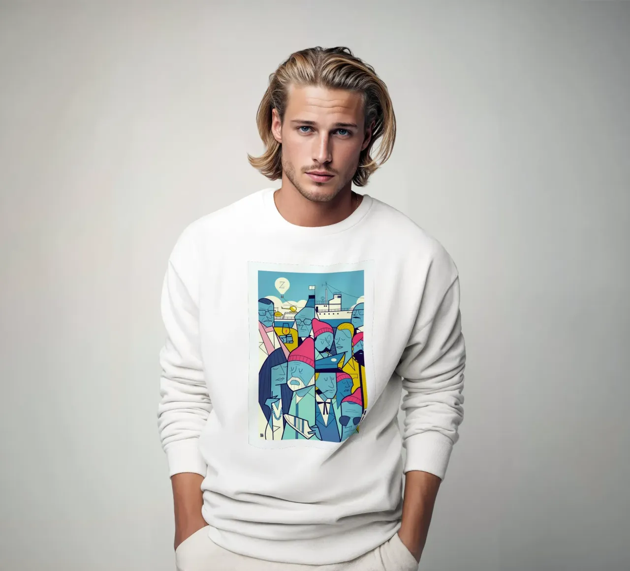 ZISSOU Sweatshirt von Ale Giorgini