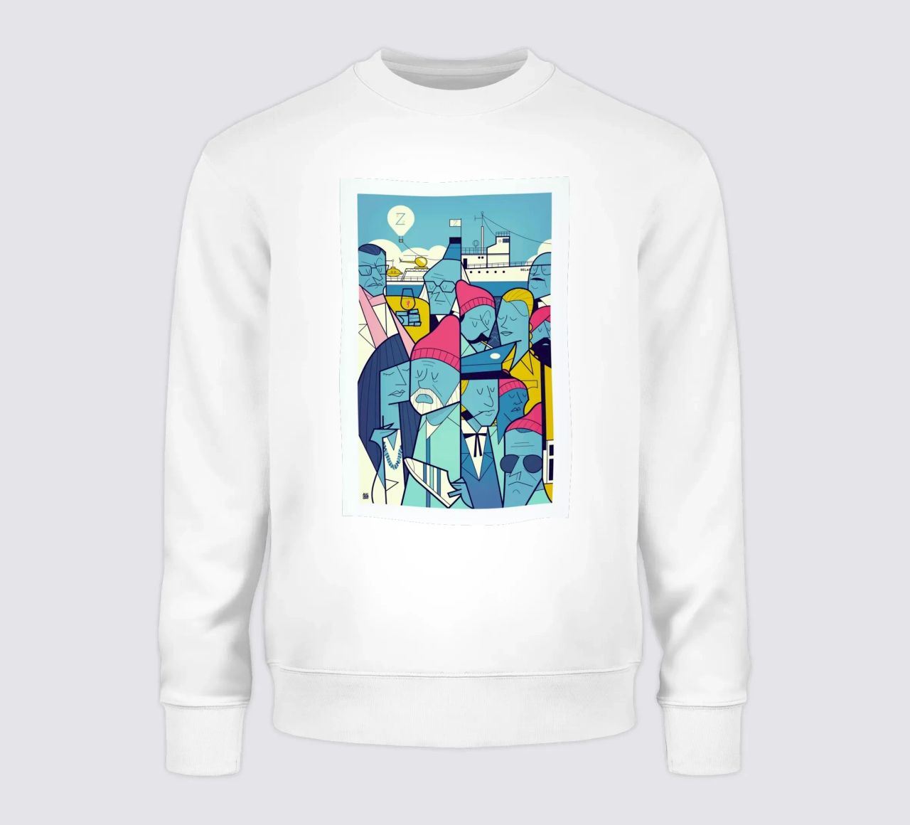 ZISSOU felpa da Ale Giorgini