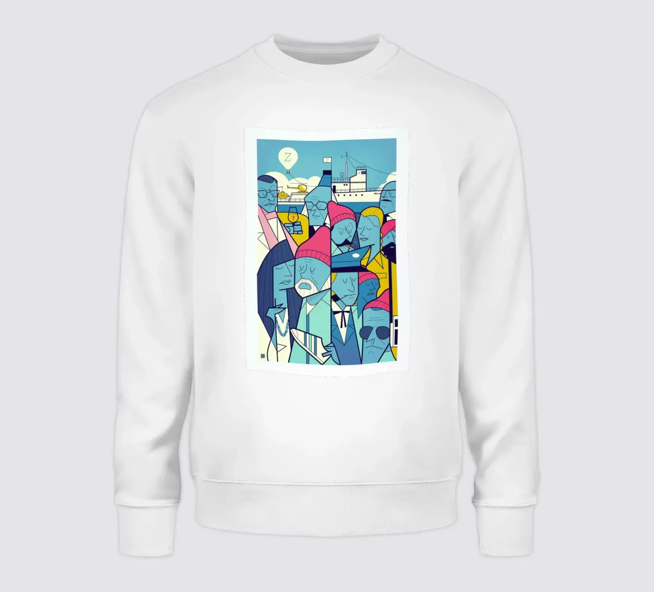 ZISSOU felpa da Ale Giorgini