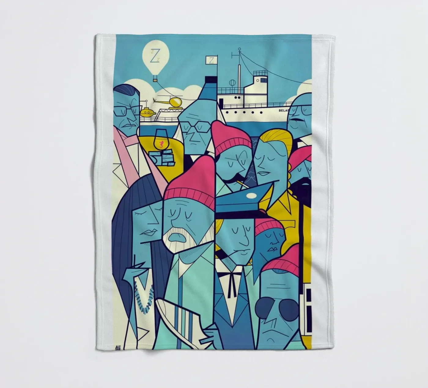 ZISSOU Fleecedecke von Ale Giorgini