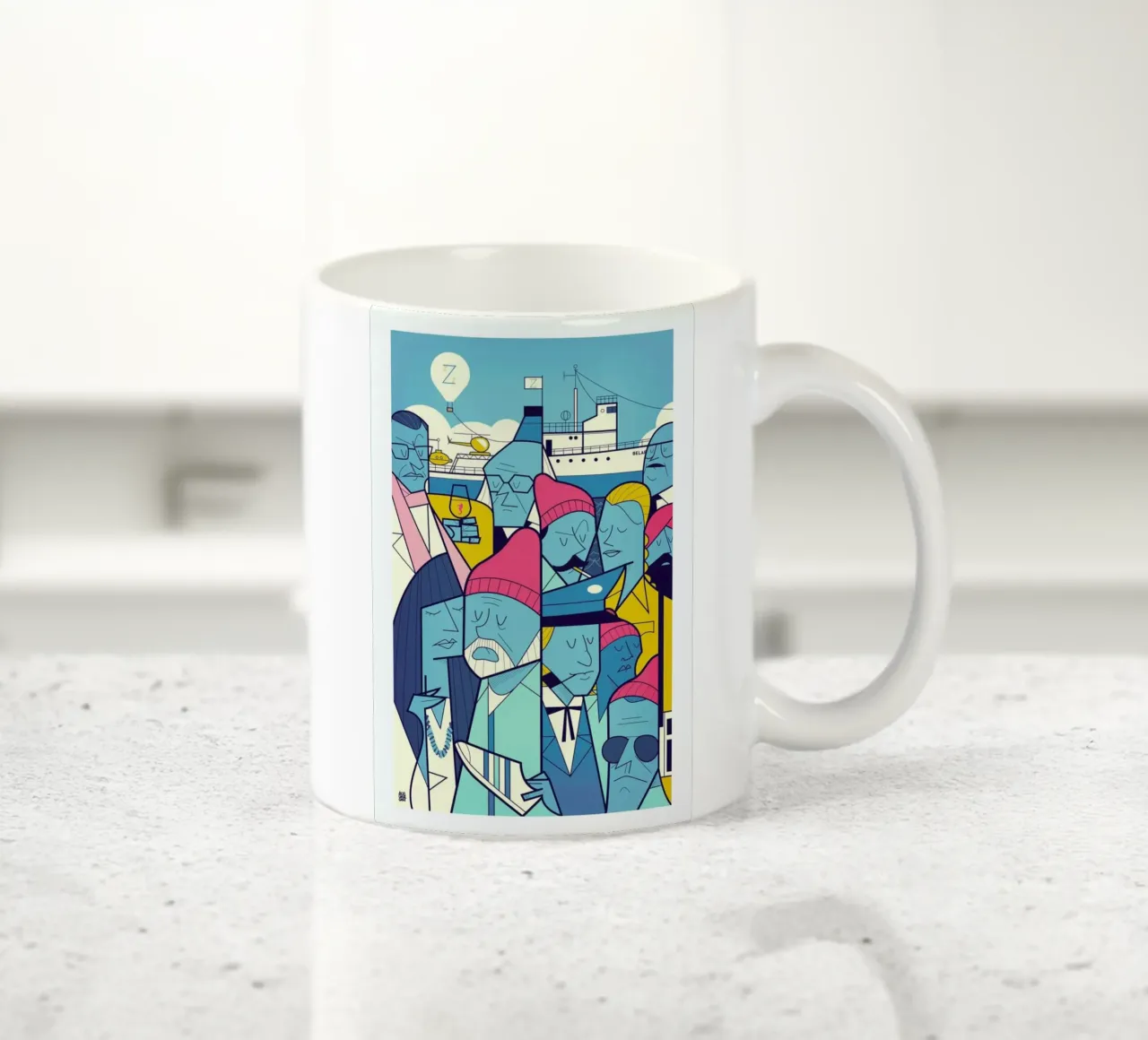 ZISSOU tazza in ceramica da Ale Giorgini