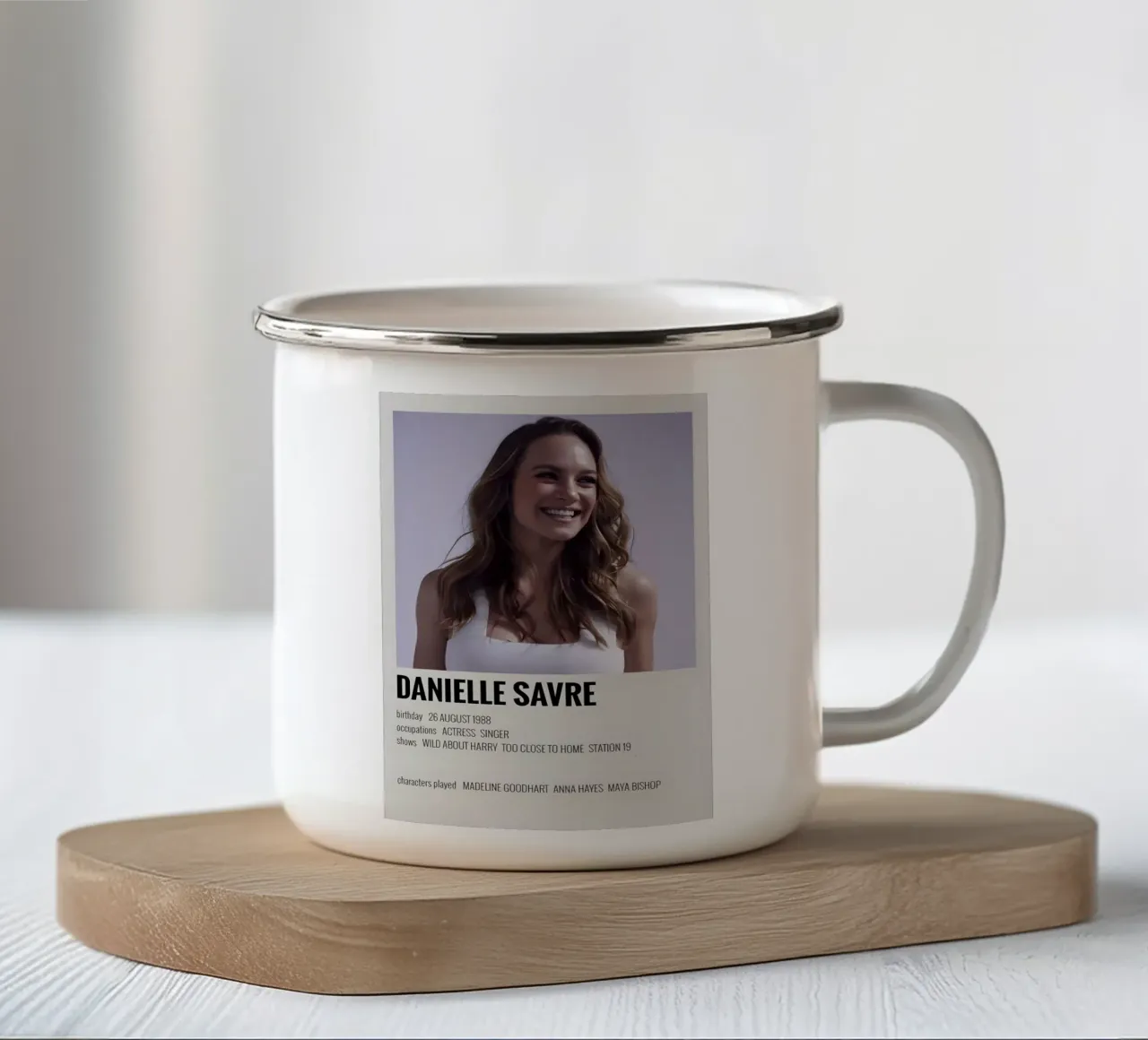 DANIELLE SAVRE tazza in smalto da MVFminimalist