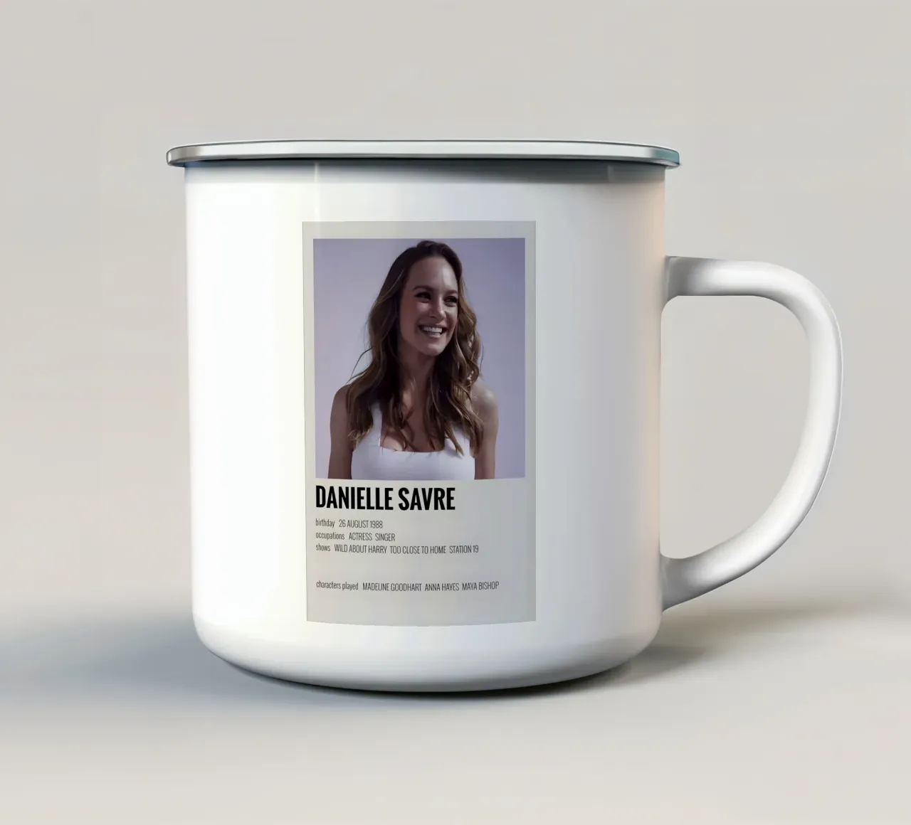 DANIELLE SAVRE tazza in smalto da MVFminimalist