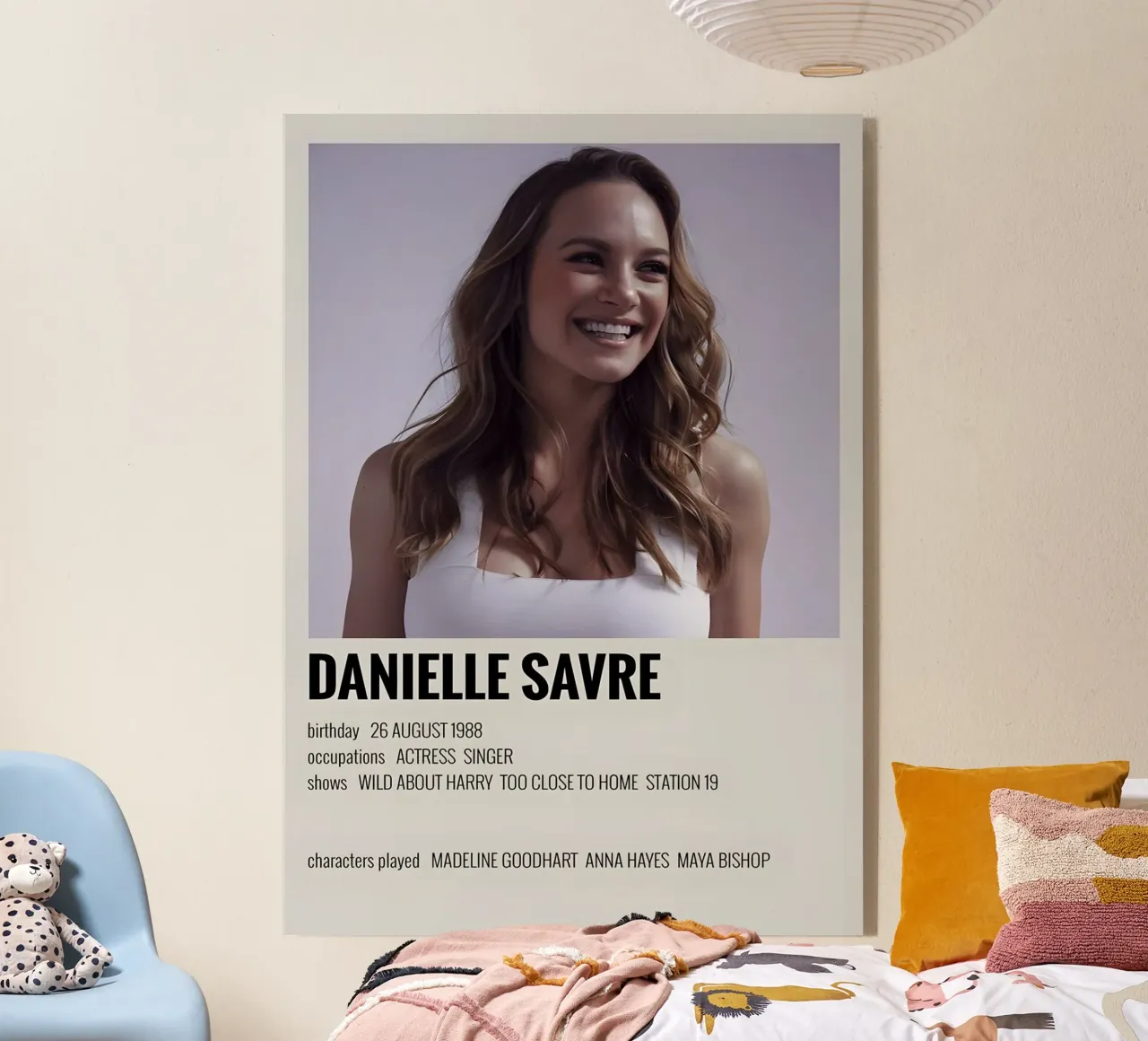 DANIELLE SAVRE acryl van MVFminimalist
