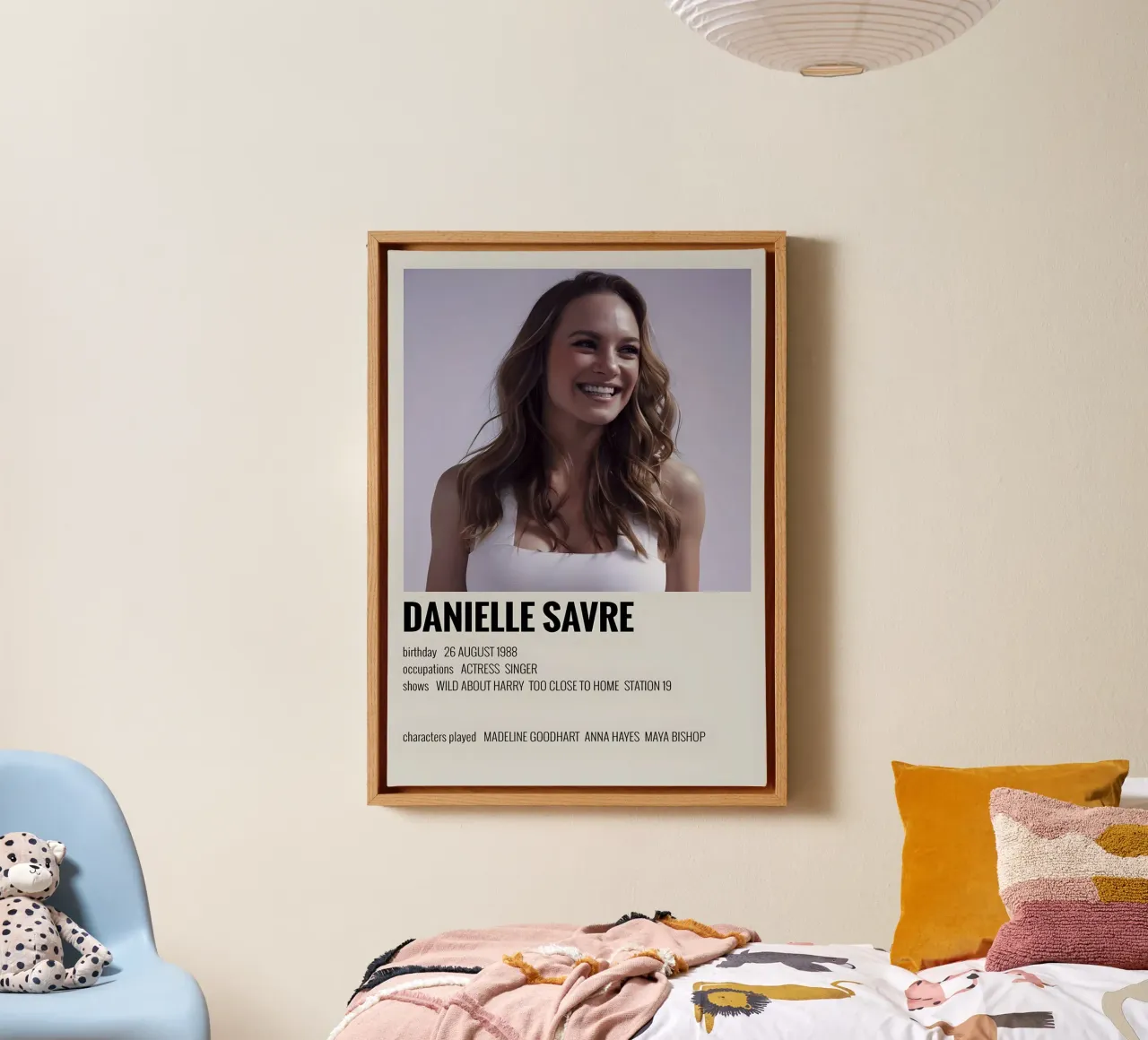 DANIELLE SAVRE tela con Cornice a cassetta da MVFminimalist