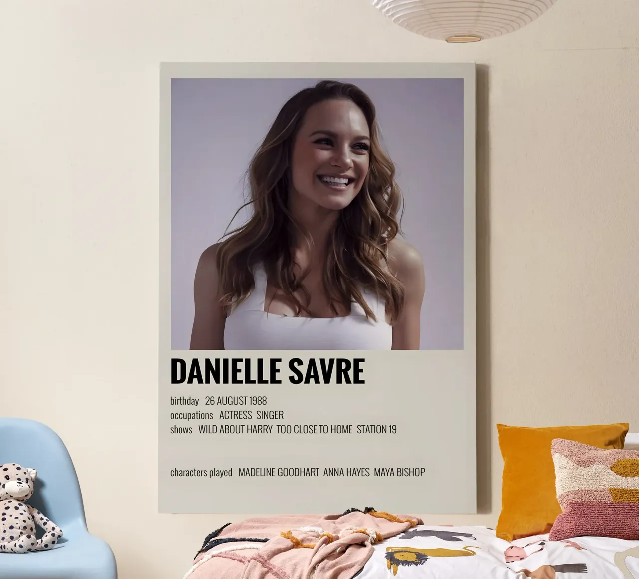 DANIELLE SAVRE tela con Cornice a cassetta da MVFminimalist