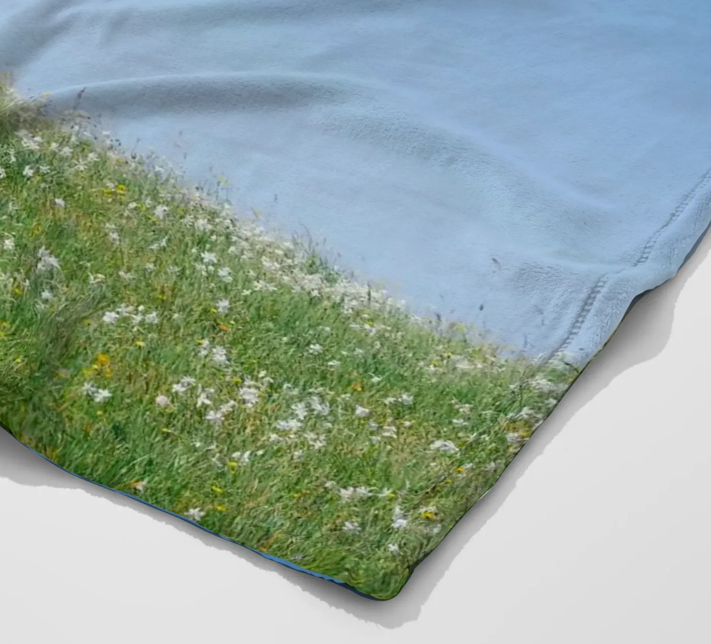 cloud single cloud fleece blanket by Earthly Visions