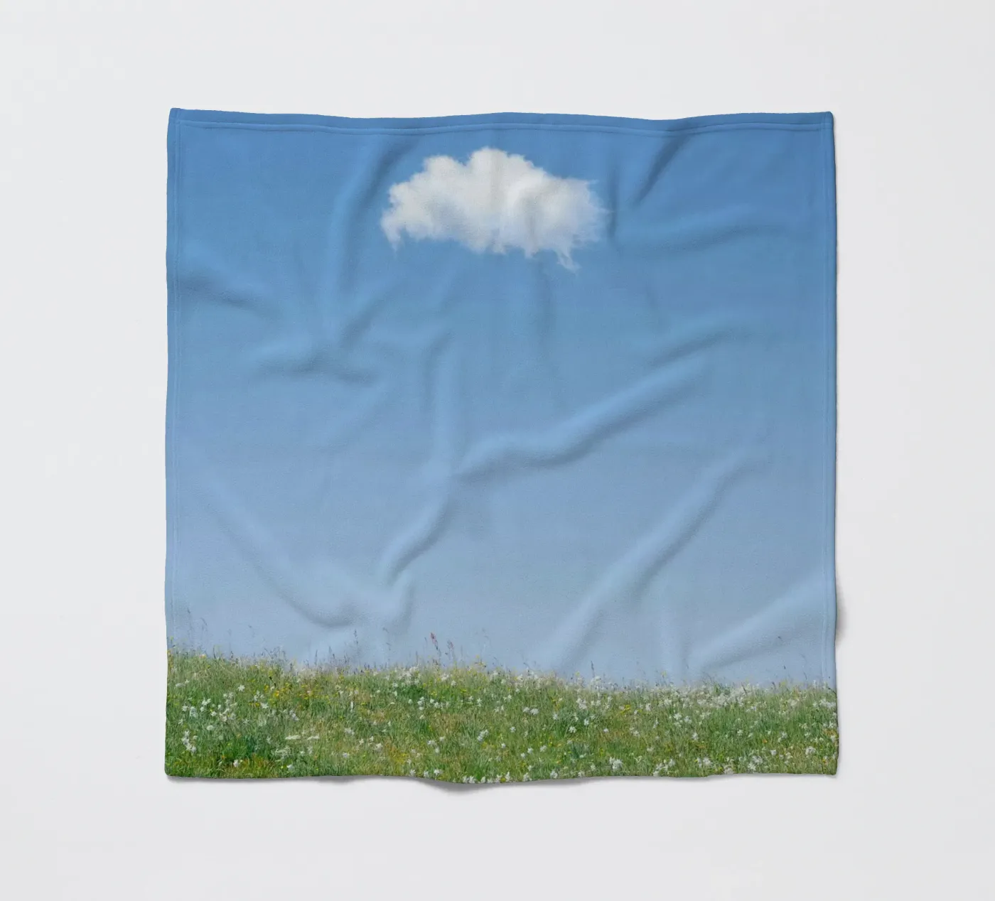 Wolke einzelne Wolke Fleecedecke von Earthly Visions