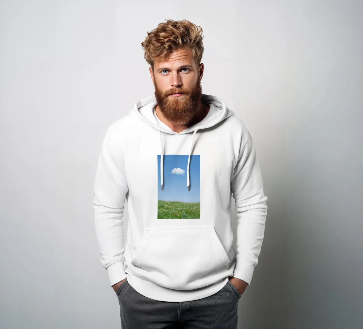 cloud single cloud hoodie van Earthly Visions