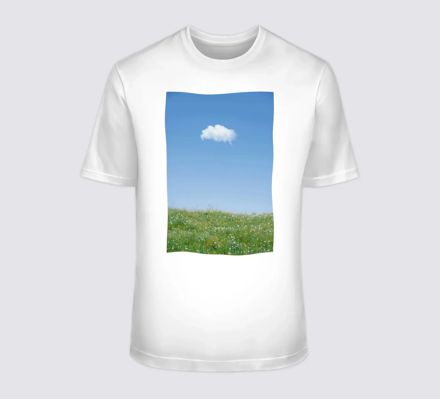 cloud single cloud t-shirt by Earthly Visions