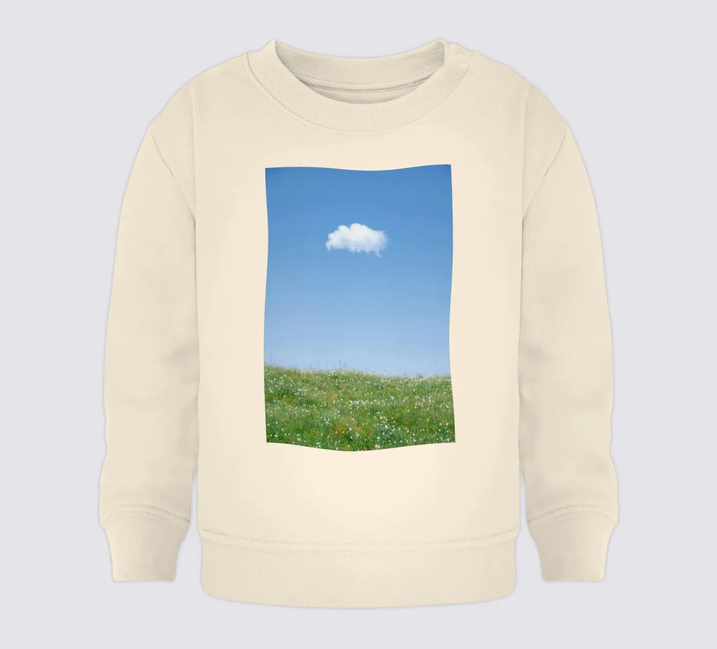 cloud single cloud felpa neonato da Earthly Visions