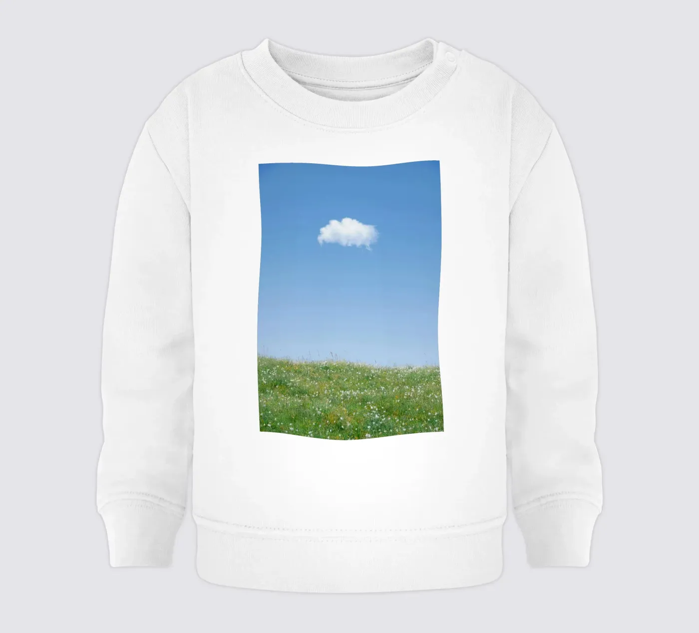cloud single cloud felpa neonato da Earthly Visions