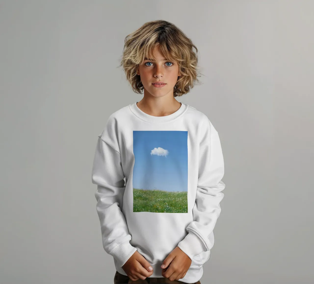 nuvola singola felpa bambino da Earthly Visions