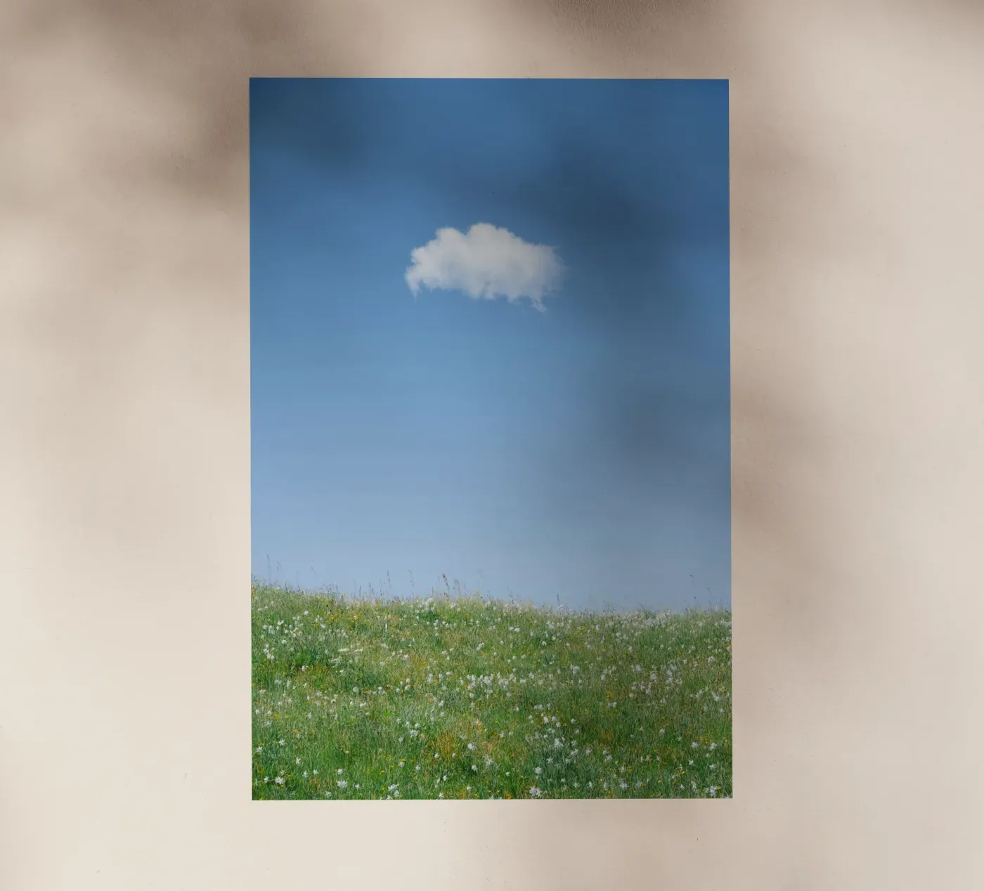Wolke einzelne Wolke Backlit Folie von Earthly Visions