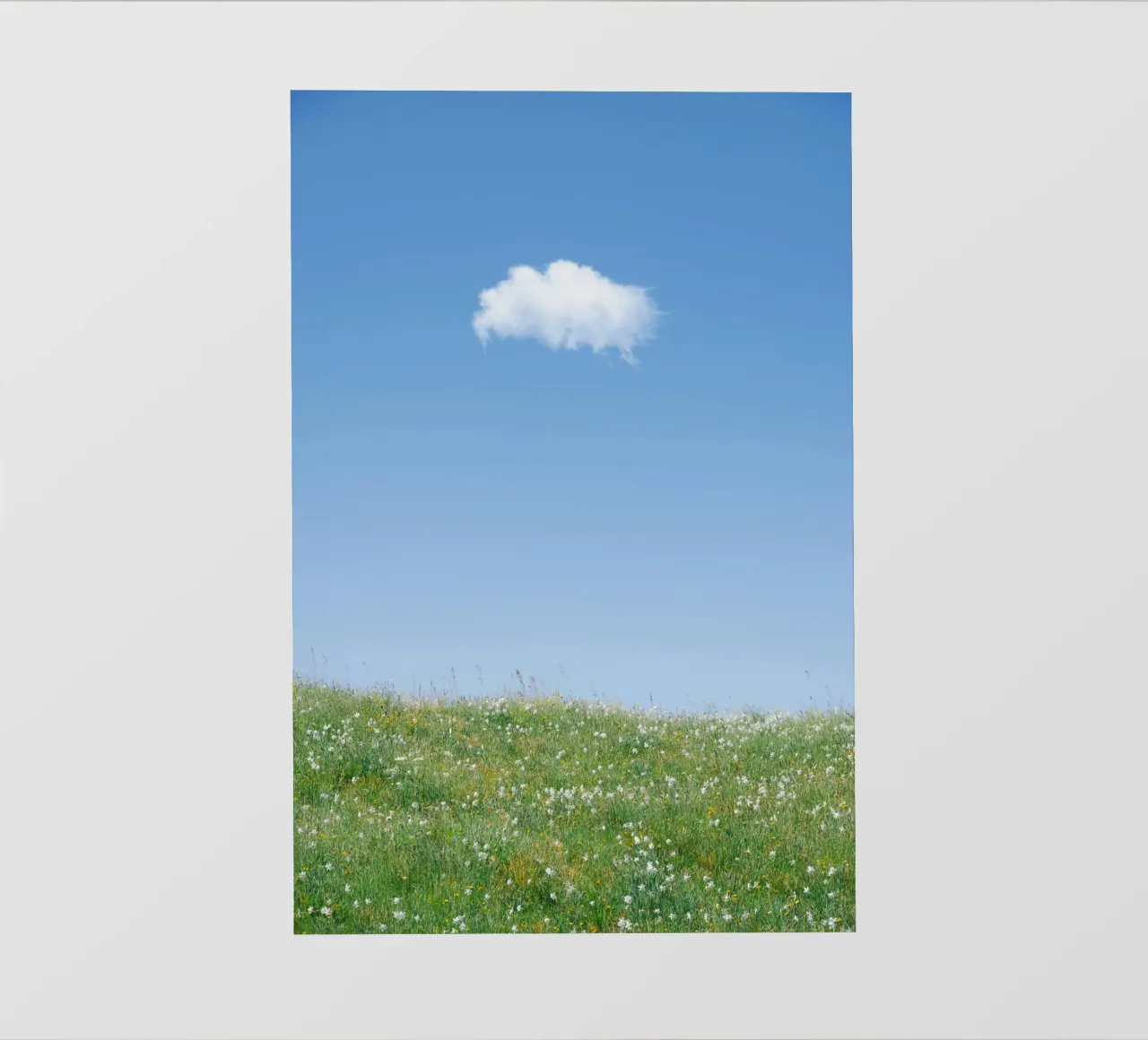 cloud single cloud pvc cover by Earthly Visions