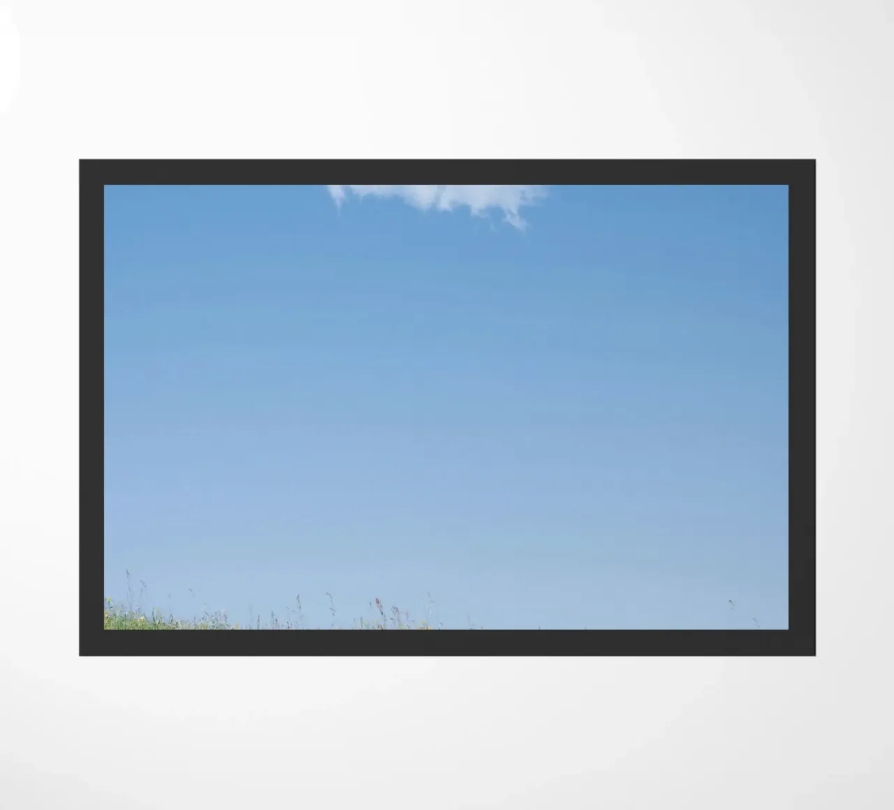 cloud single cloud doormat by Earthly Visions