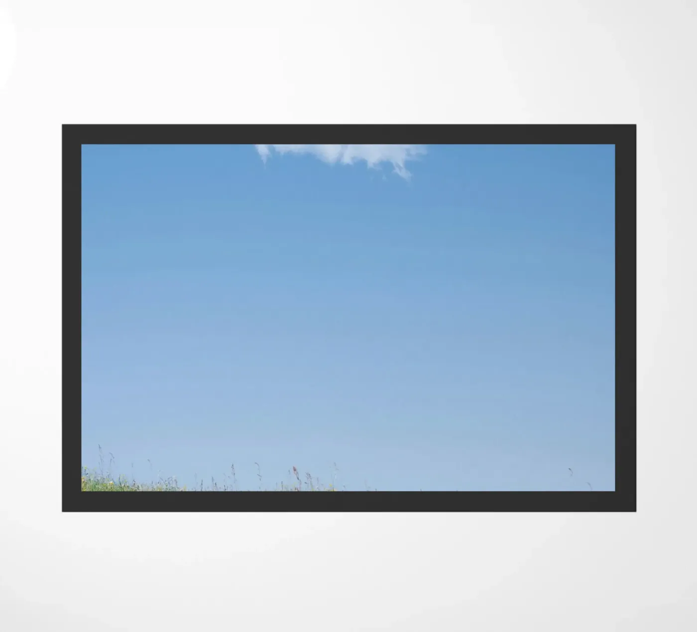 cloud single cloud doormat by Earthly Visions