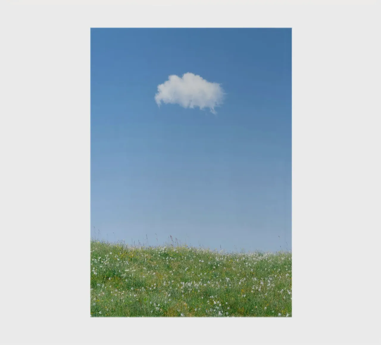 cloud single cloud notebook by Earthly Visions