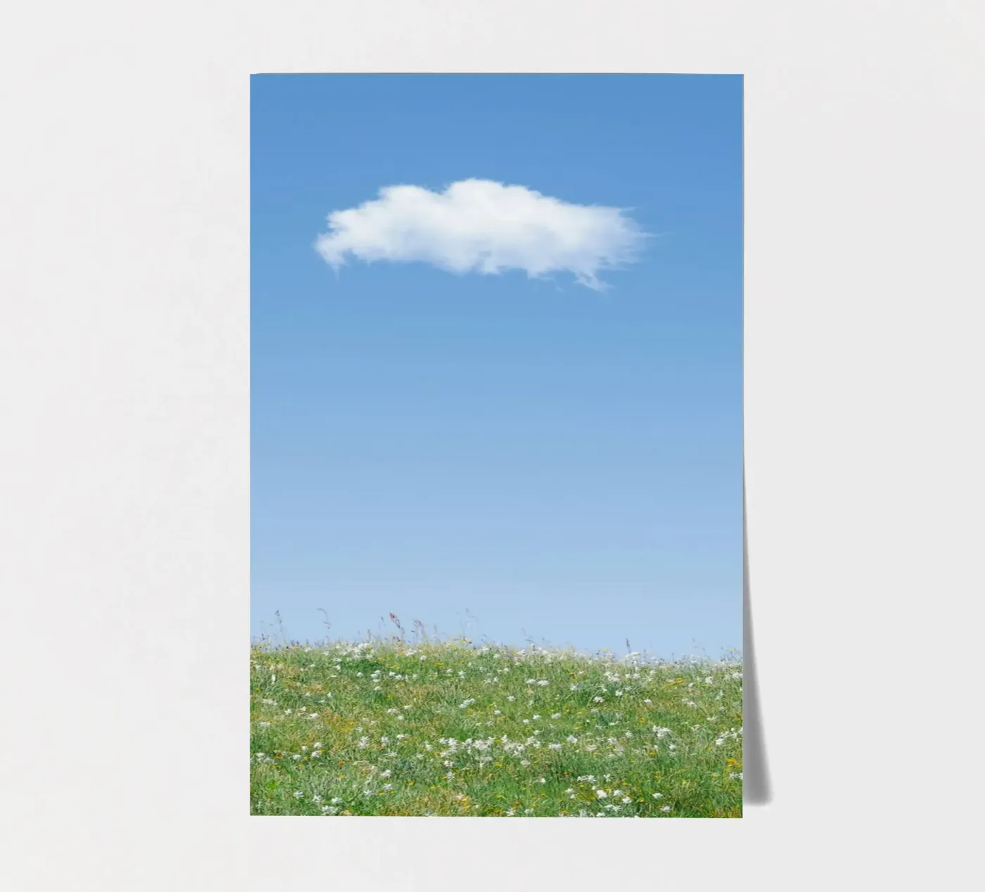 Wolke einzelne Wolke Stickerbogen von Earthly Visions