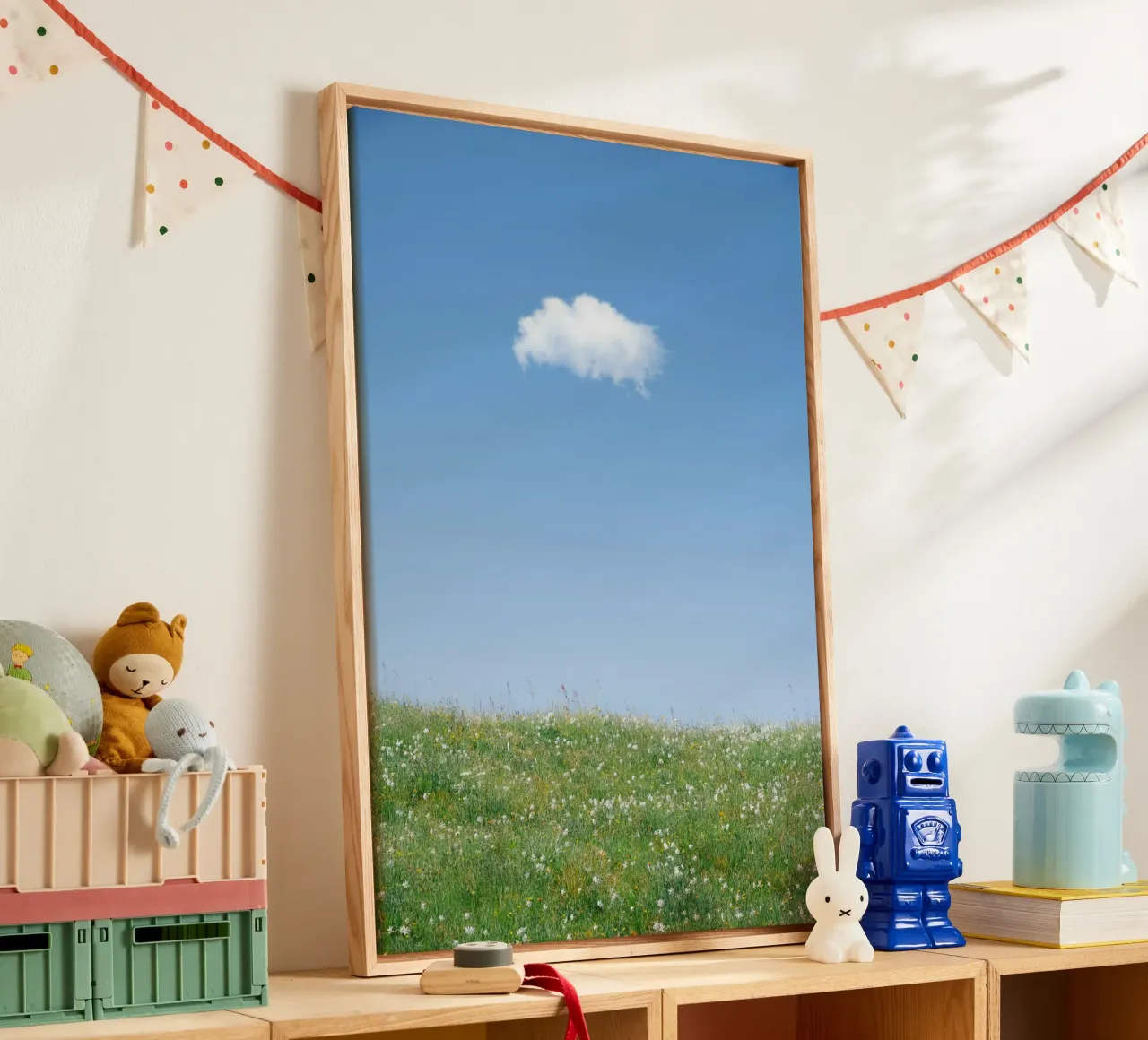 cloud single cloud canvas by Earthly Visions