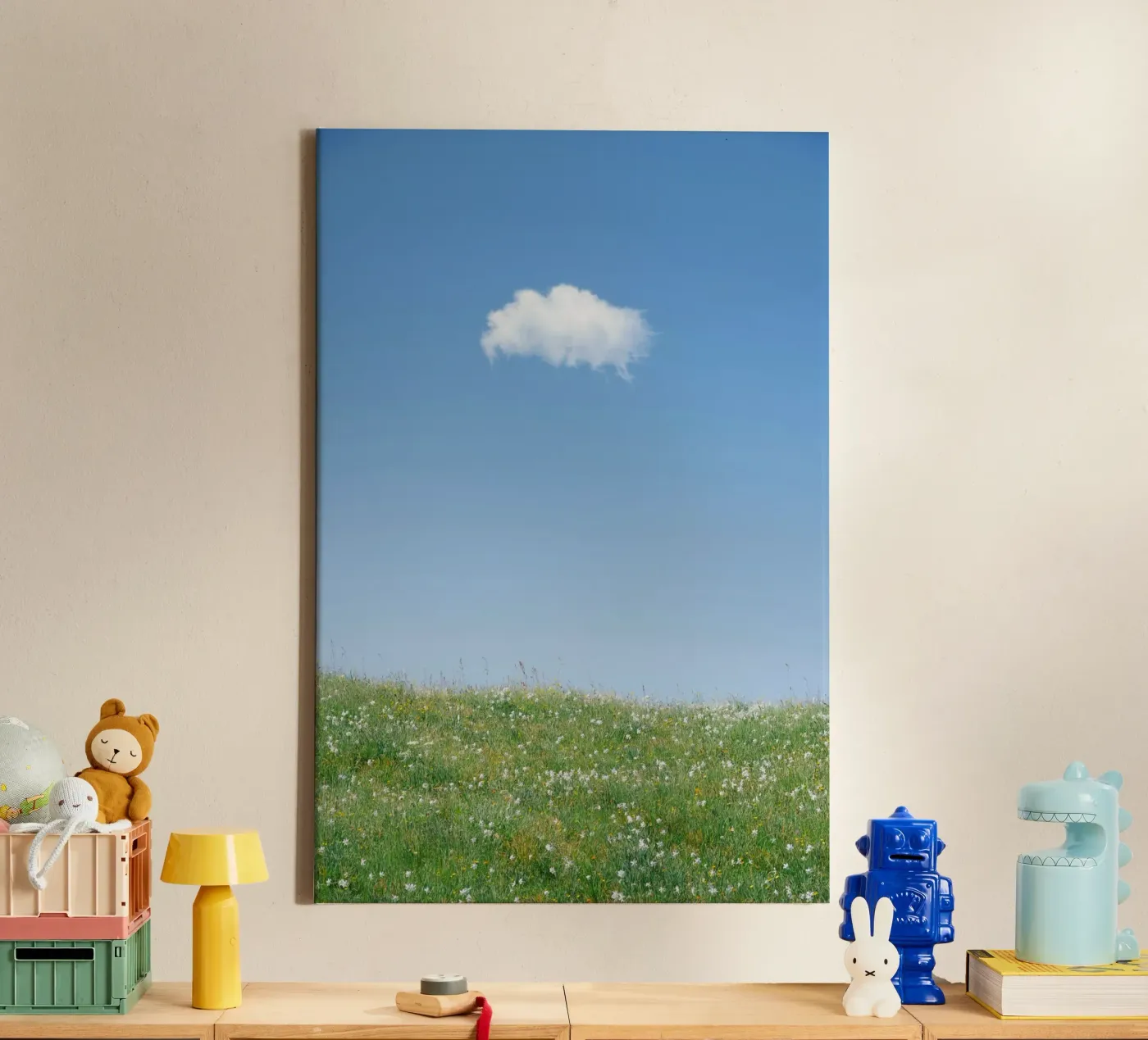 Wolke einzelne Wolke Leinwand von Earthly Visions