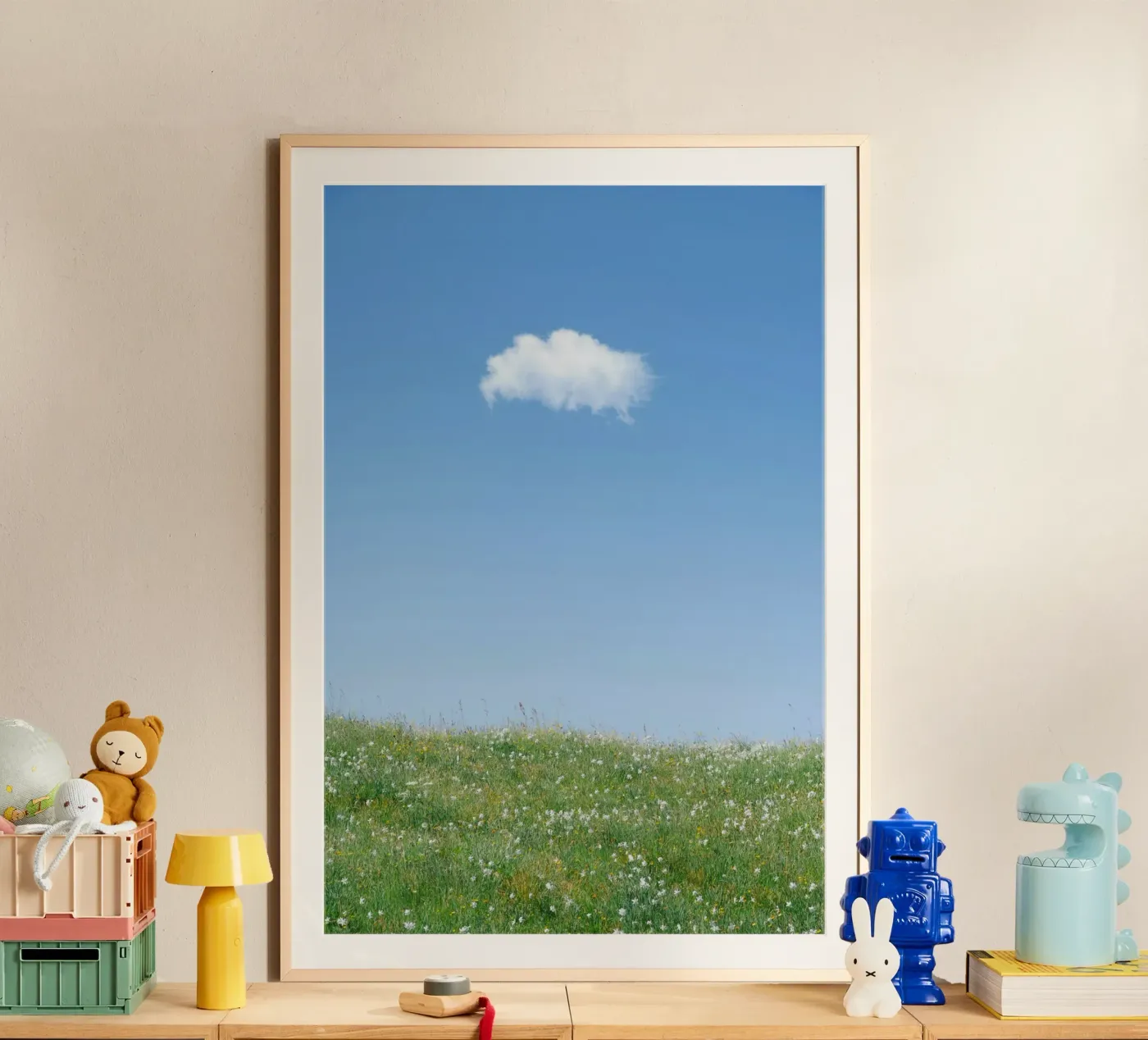 Wolke einzelne Wolke Poster von Earthly Visions