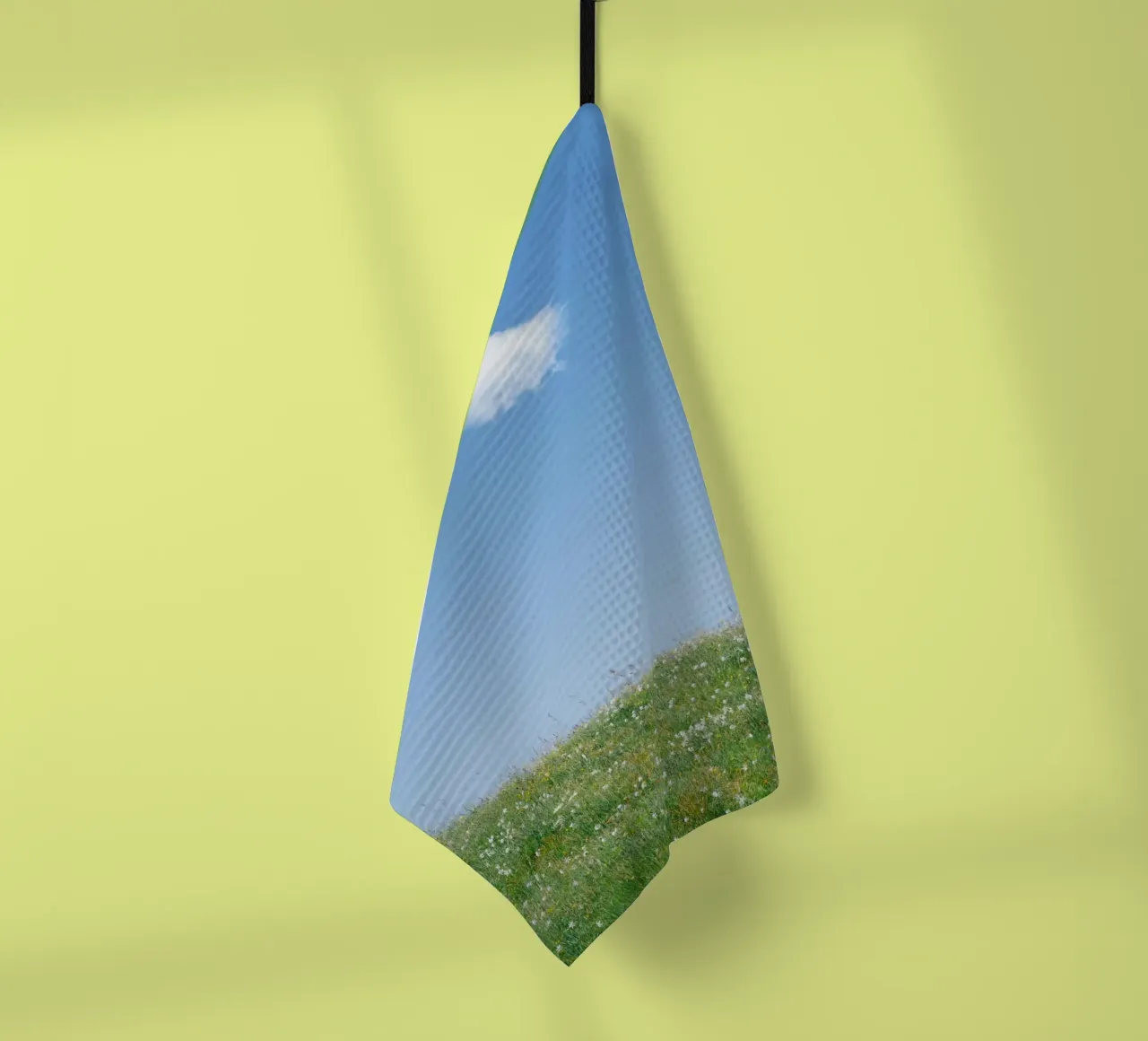 cloud single cloud tea towel by Earthly Visions