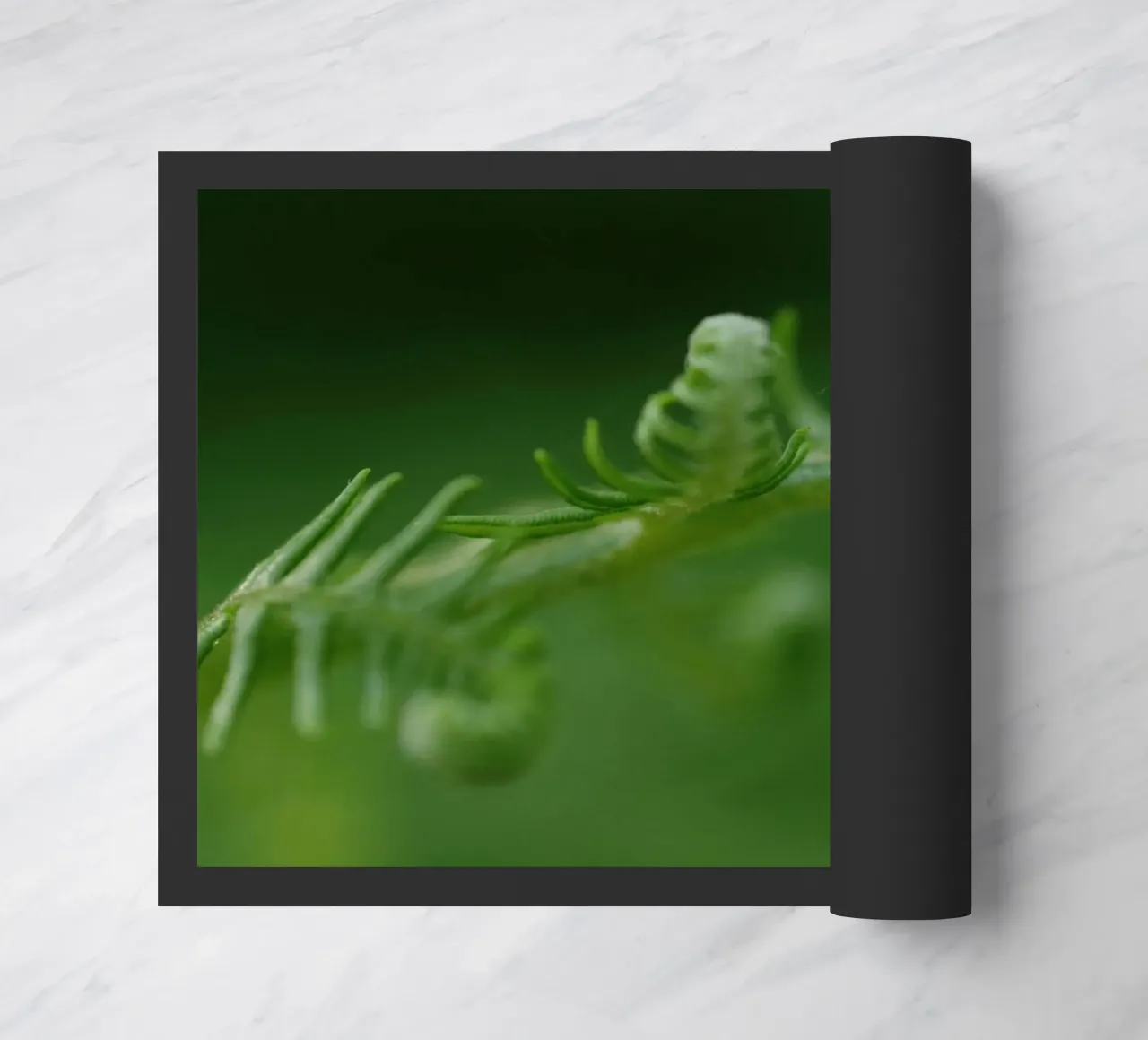 fern spirals doormat by Earthly Visions