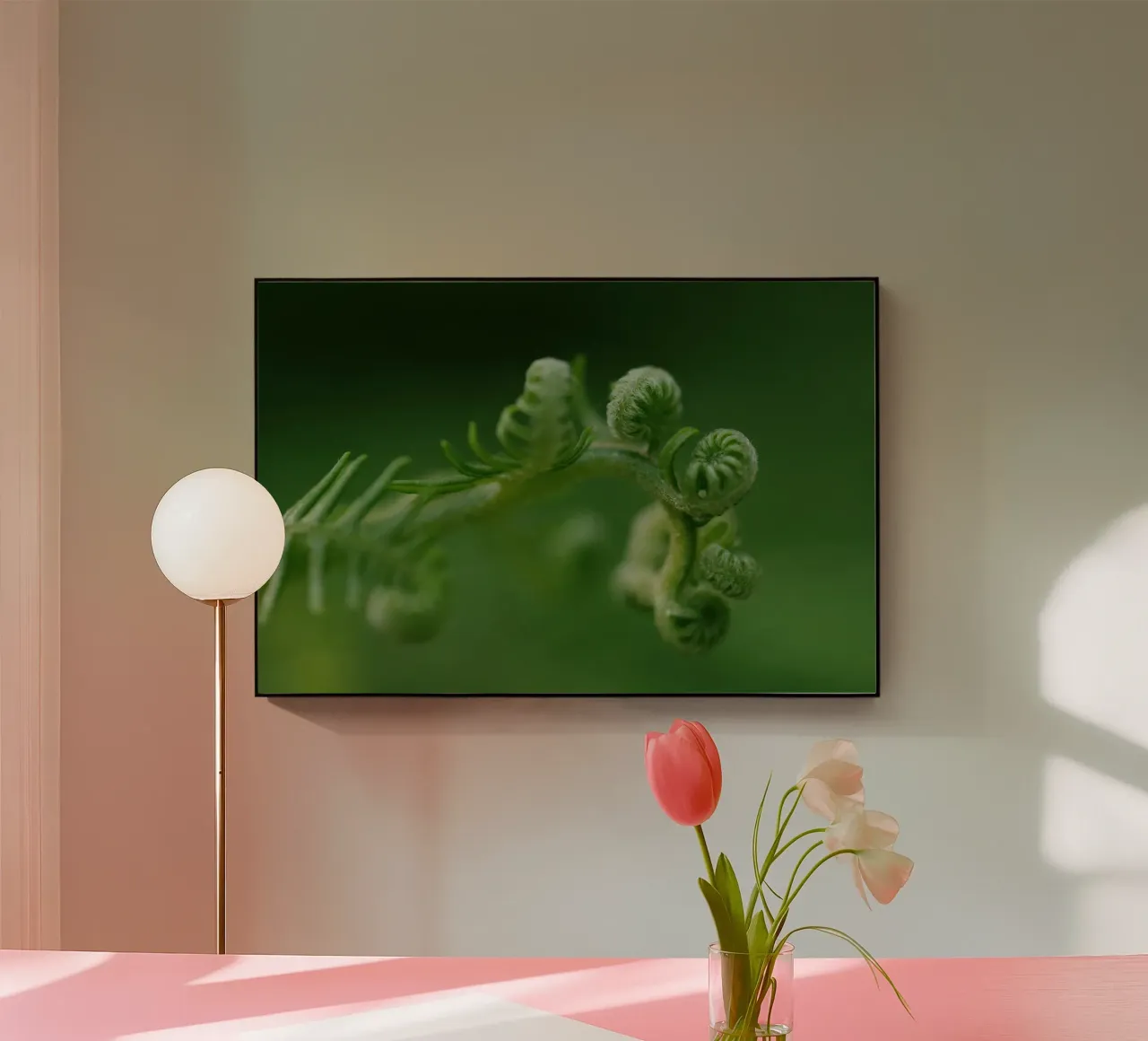 fern spirals plexiglass da Earthly Visions