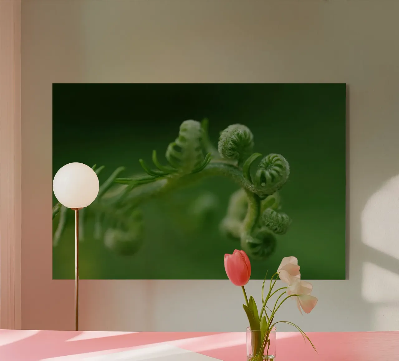 fern spirals plexiglass da Earthly Visions