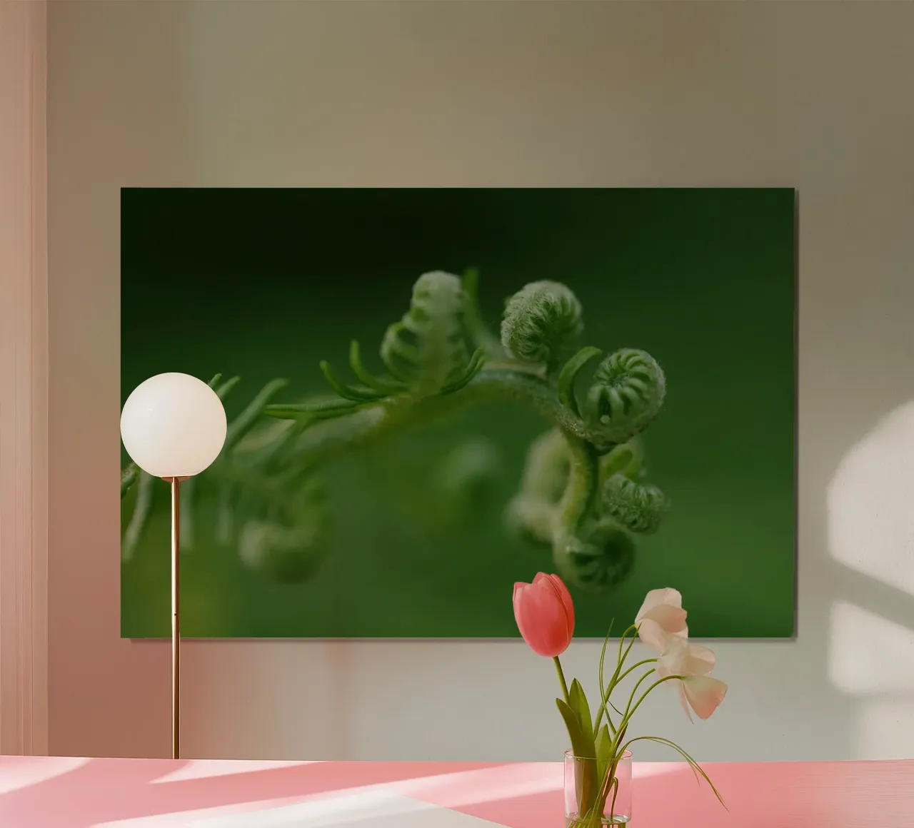 fern spirals poster by Earthly Visions