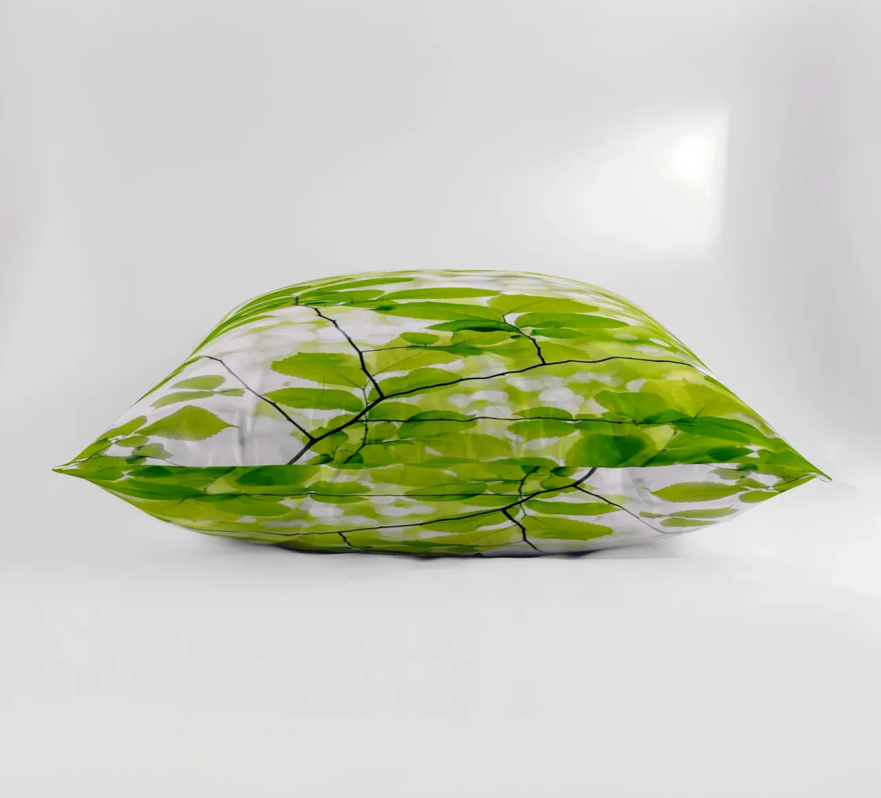 foglie verdi cuscino da Earthly Visions