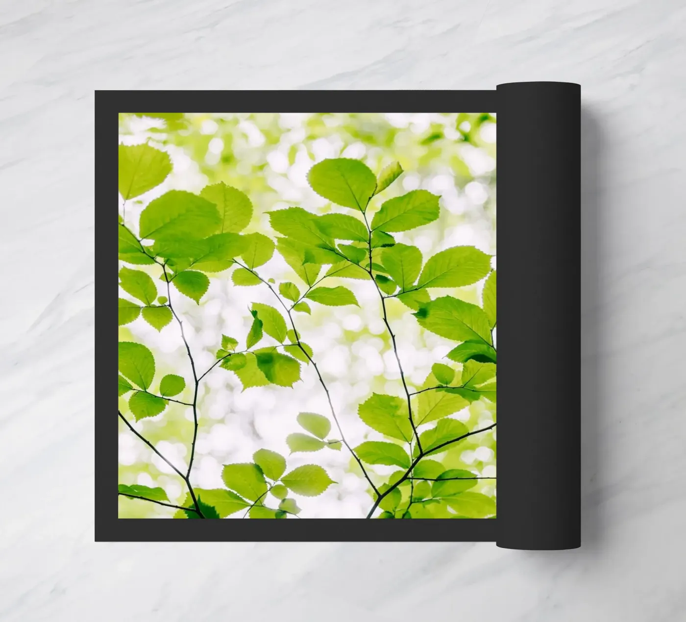 leaves greenery doormat by Earthly Visions