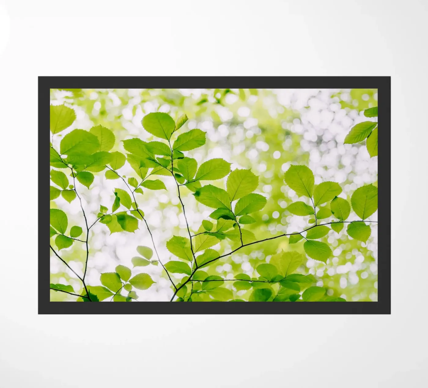 leaves greenery doormat by Earthly Visions