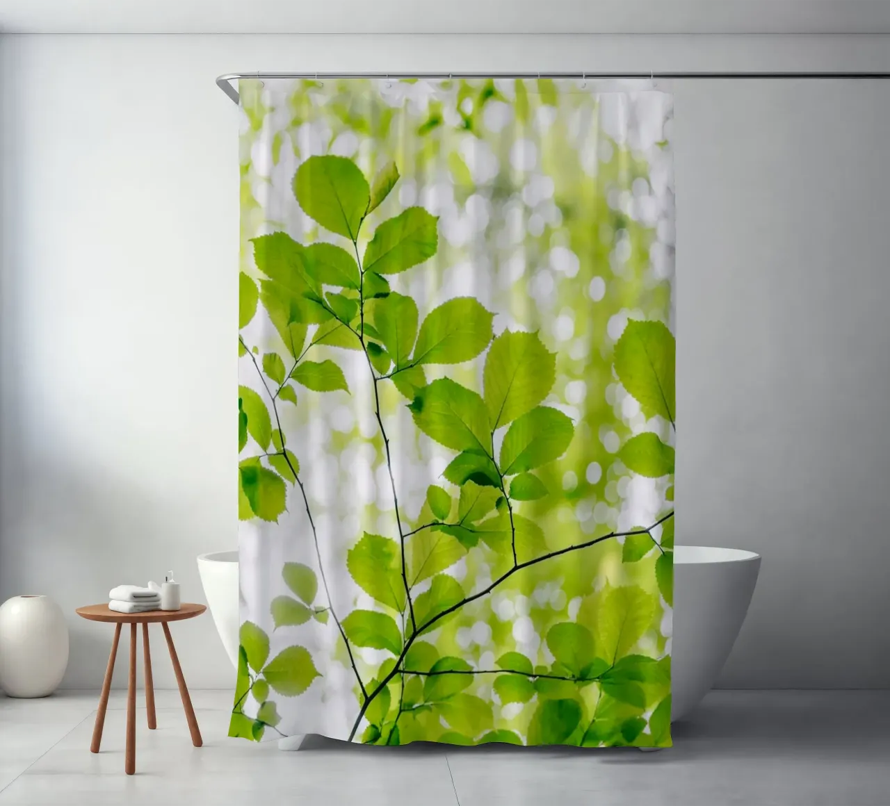 feuilles vertes rideau de douche de Earthly Visions