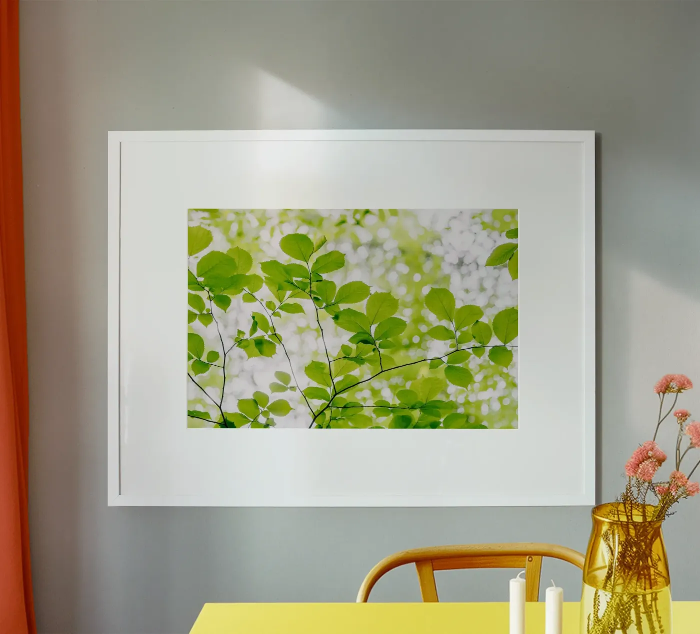 foglie verdi poster da Earthly Visions