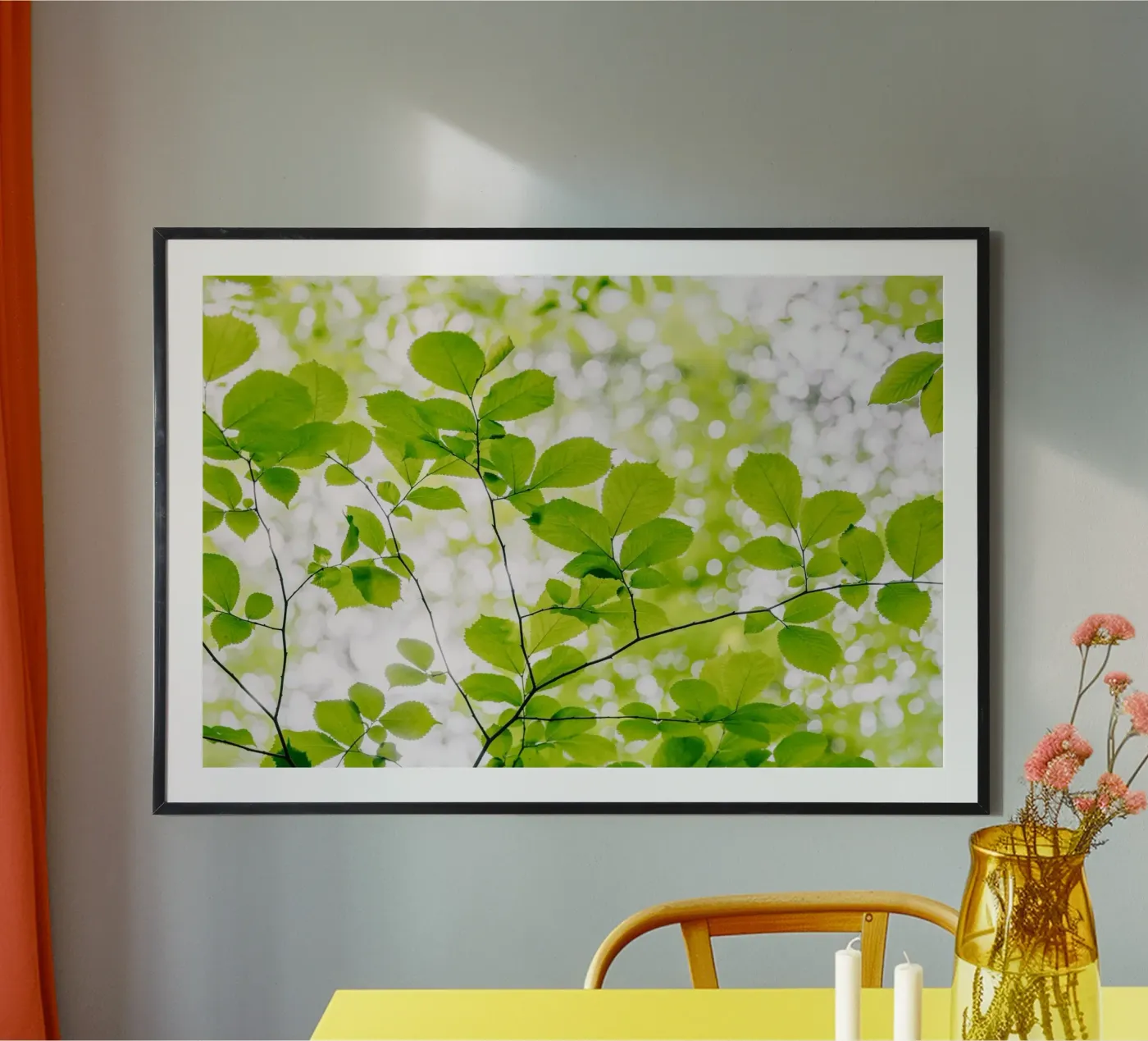 foglie verdi poster da Earthly Visions