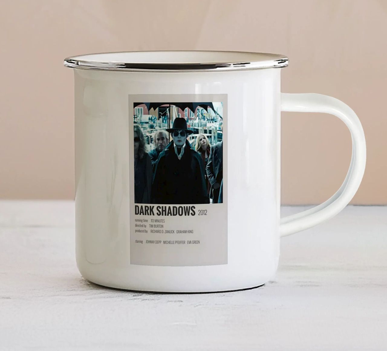 DARK SHADOWS 2012 tazza in smalto da MVFminimalist