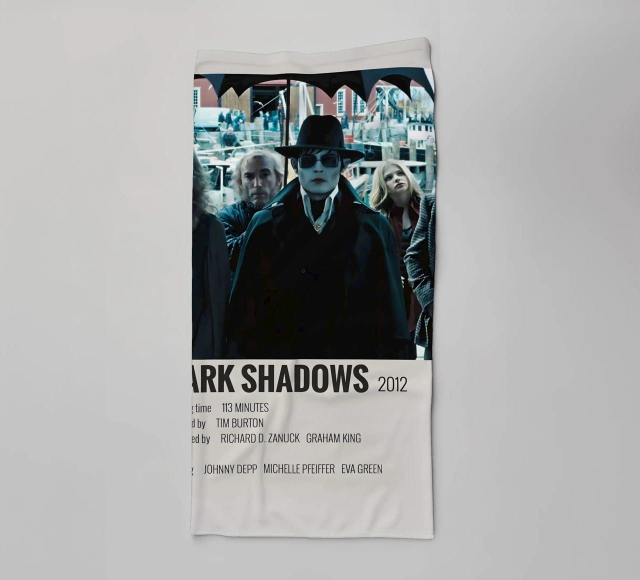 DARK SHADOWS 2012 asciugamano da bagno da MVFminimalist