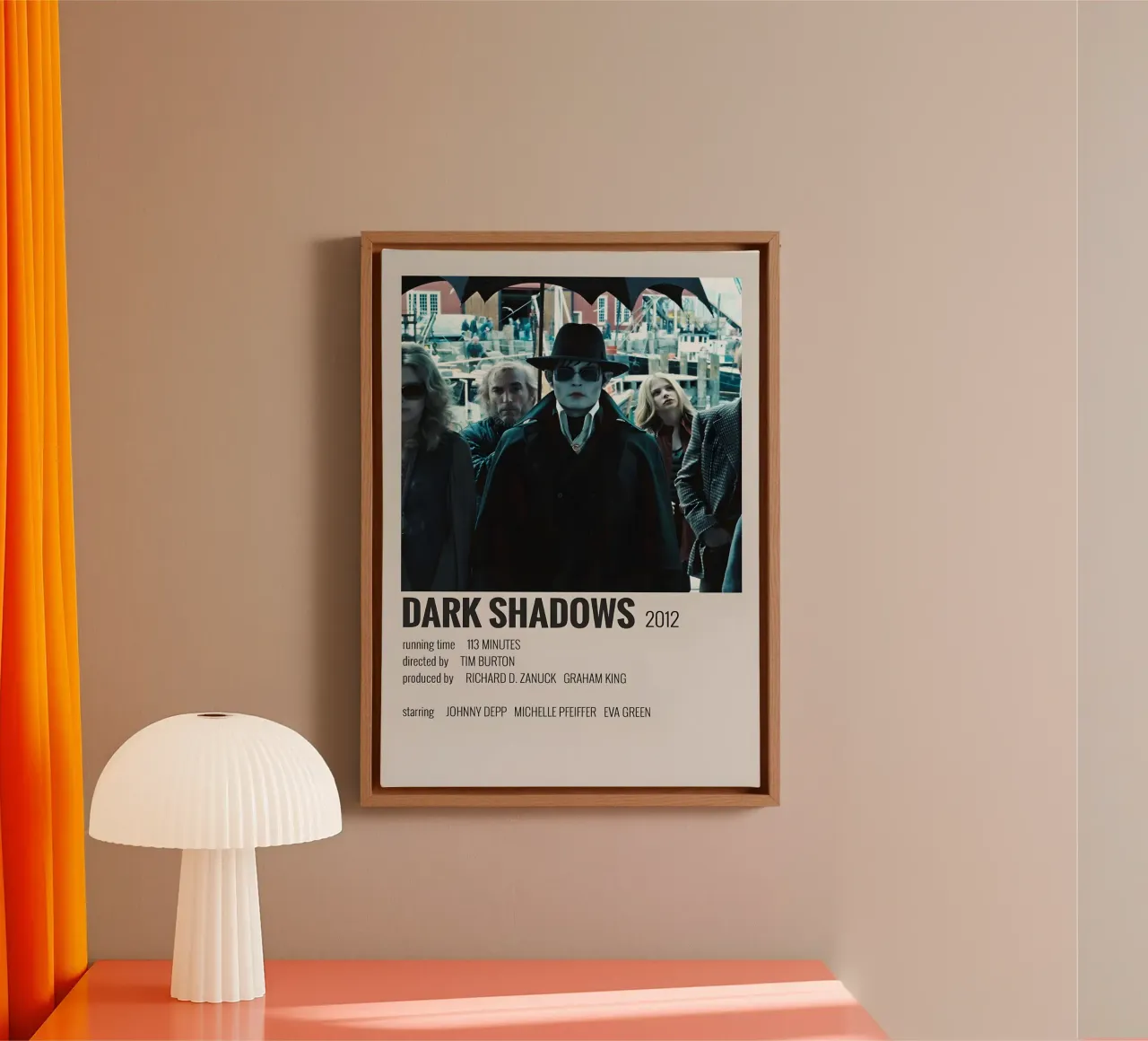 DARK SHADOWS 2012 tela con Cornice a cassetta da MVFminimalist