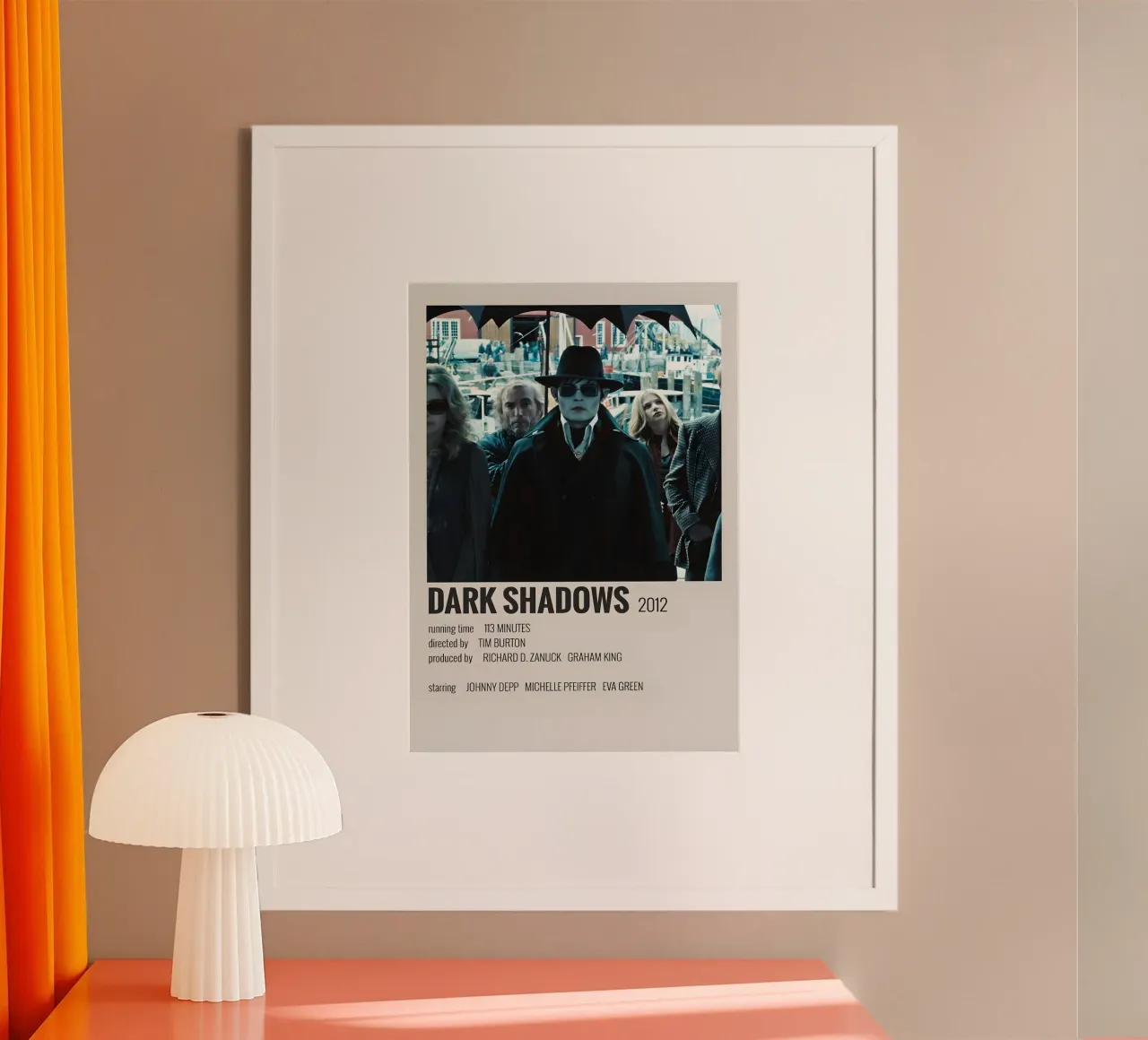 DARK SHADOWS 2012 poster da MVFminimalist