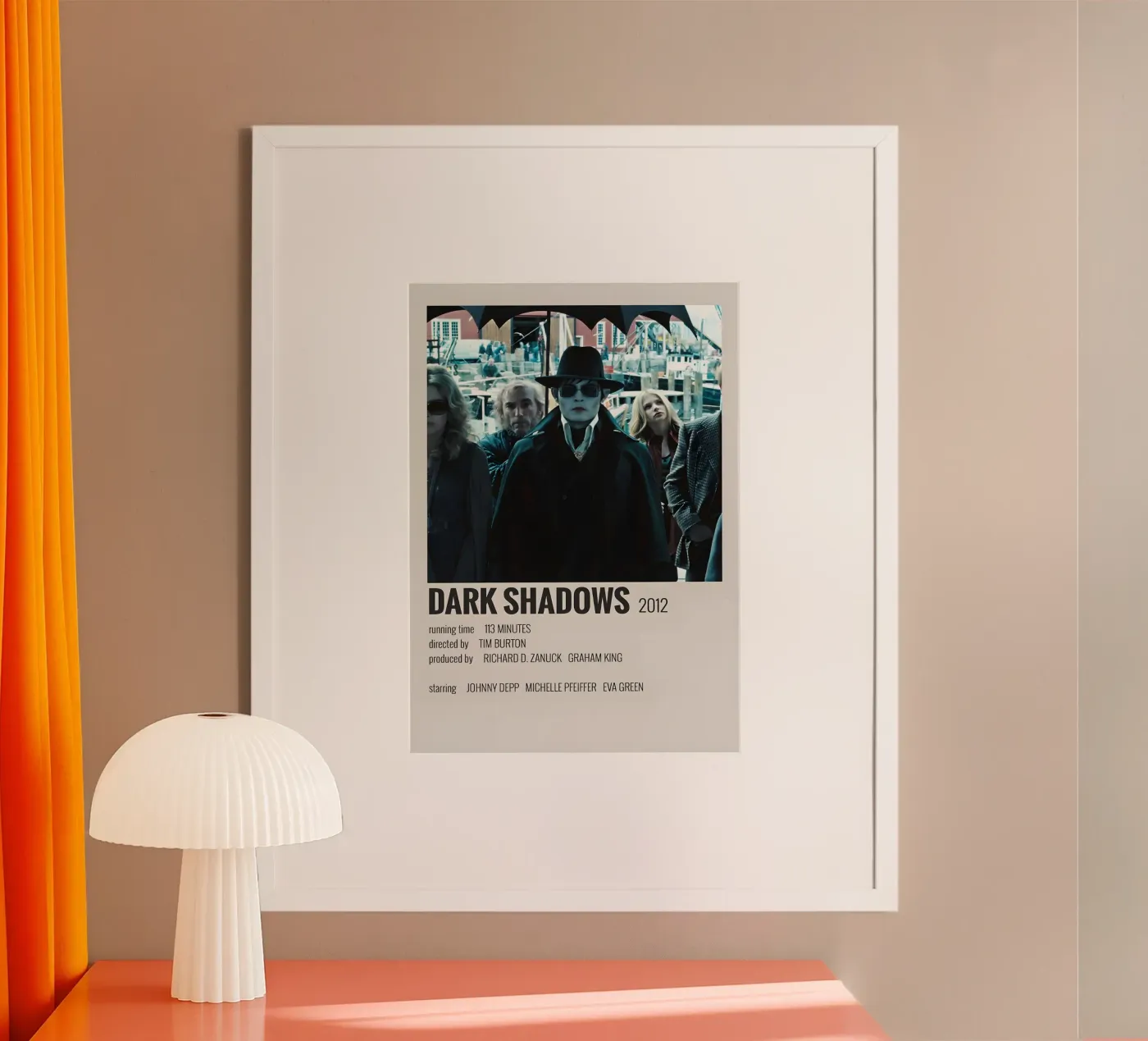 DARK SHADOWS 2012 poster da MVFminimalist