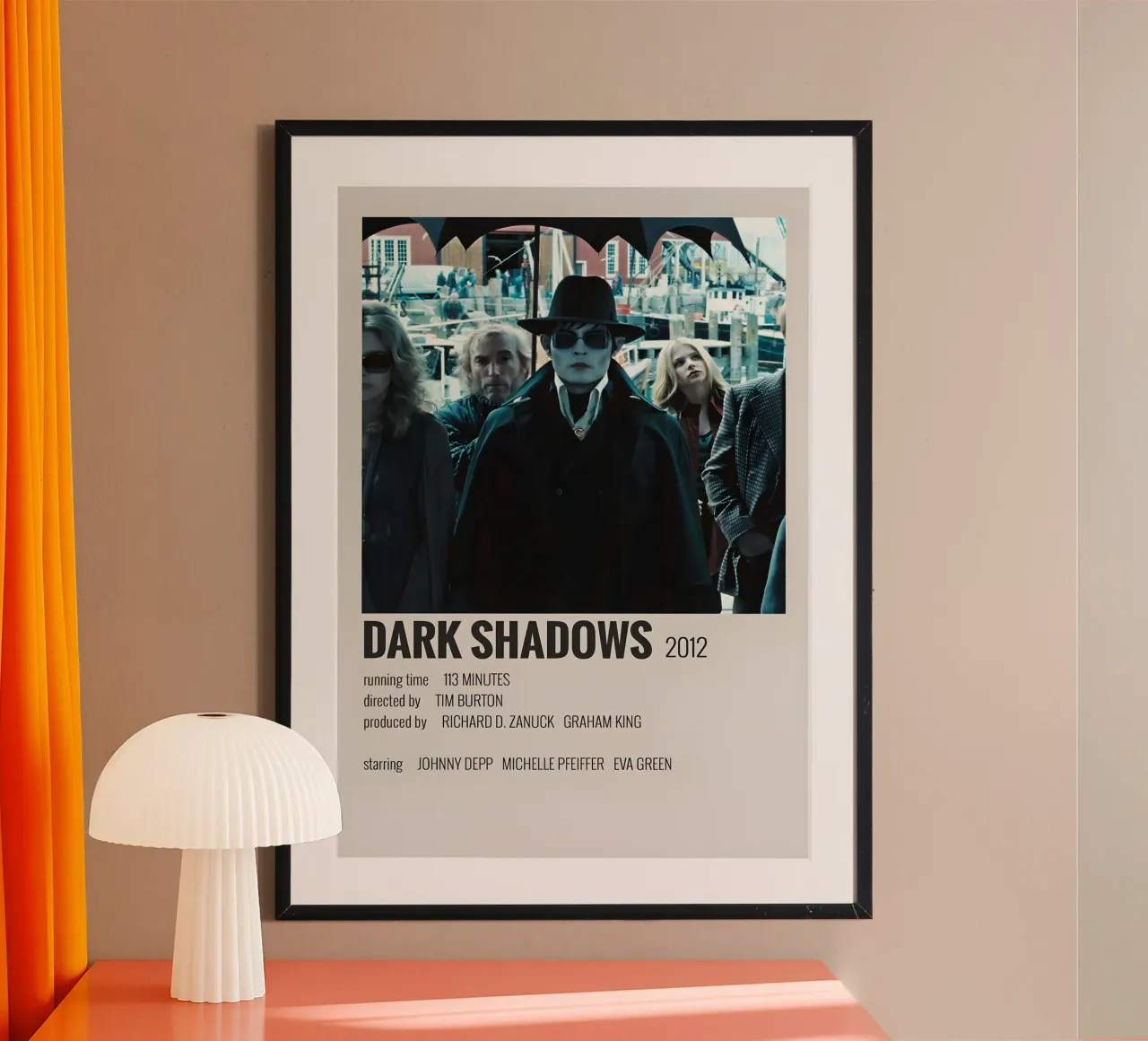 DARK SHADOWS 2012 poster da MVFminimalist