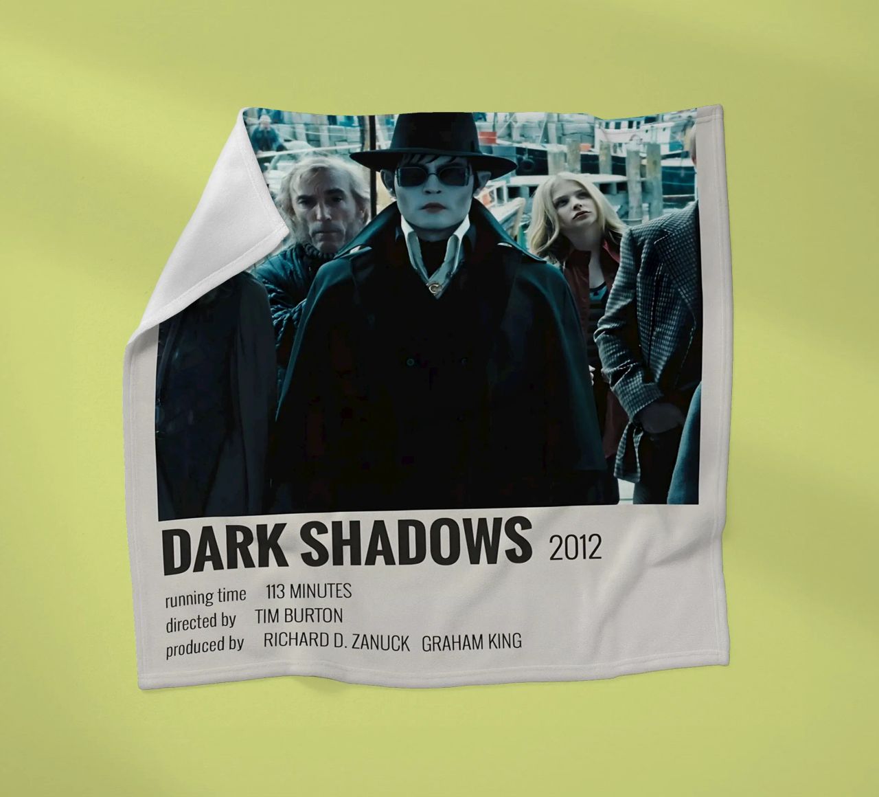DARK SHADOWS 2012 coperta in pile da MVFminimalist